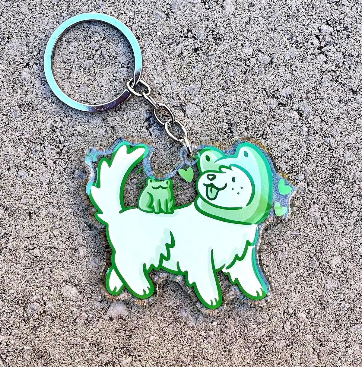 Frog Dog keychain