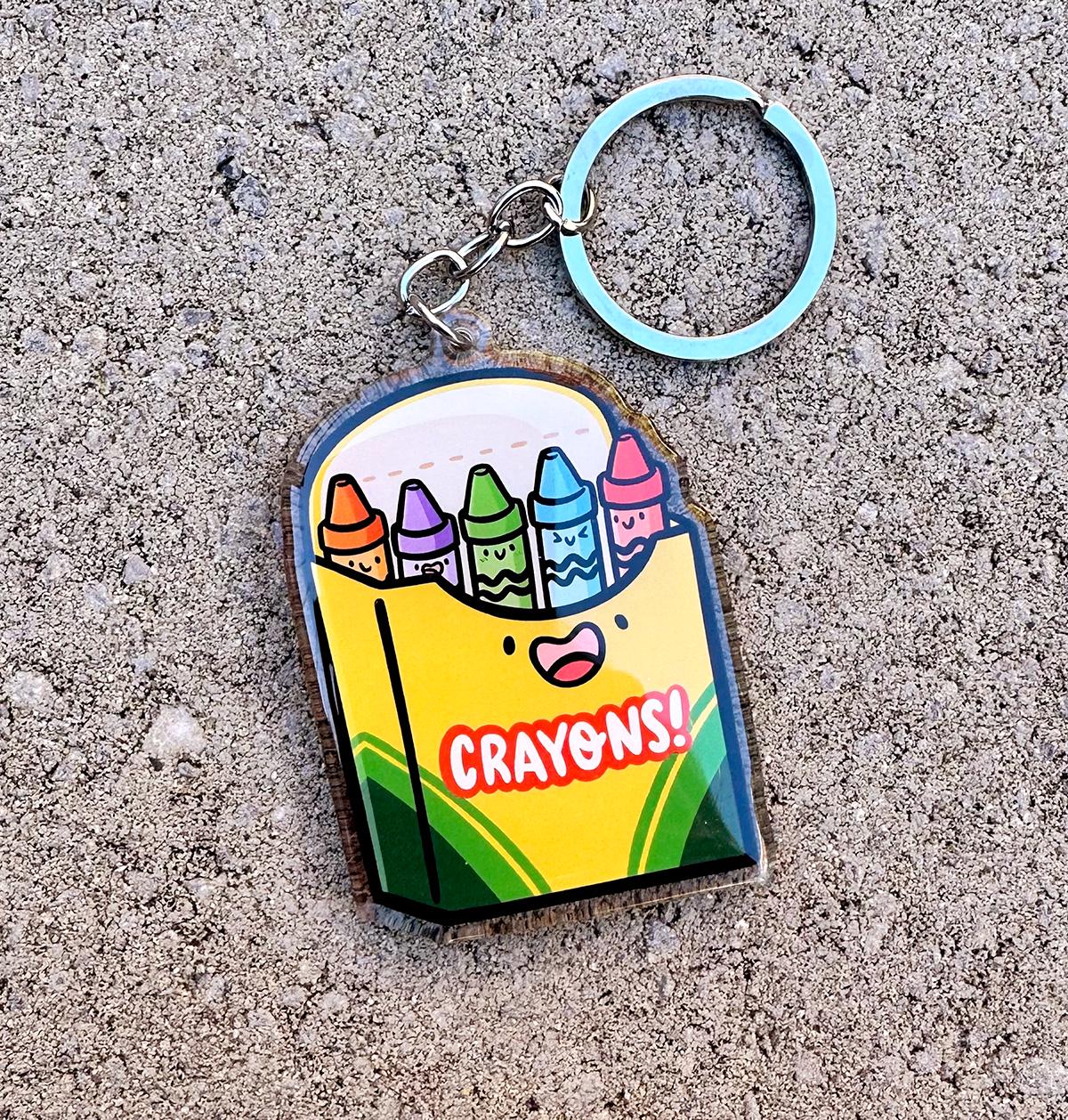 Crayons Keychain