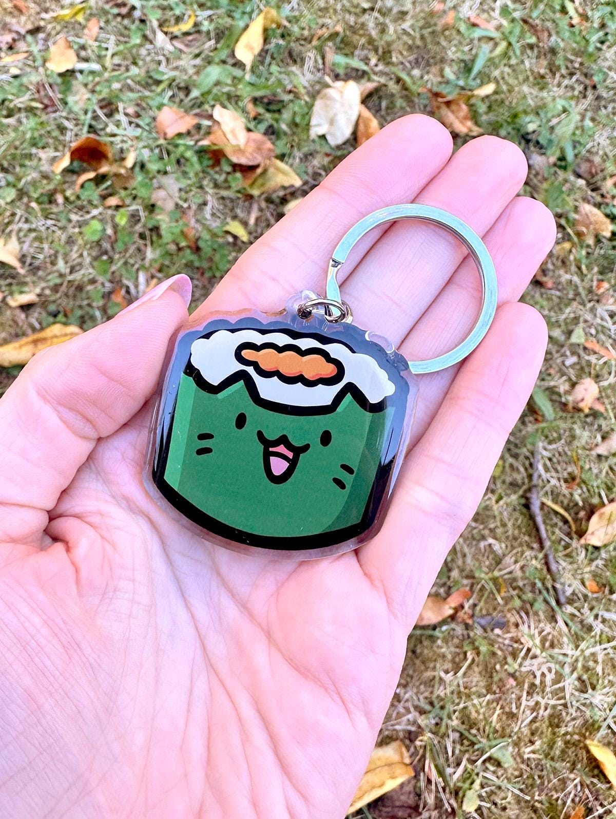 Sushi Cat Keychain