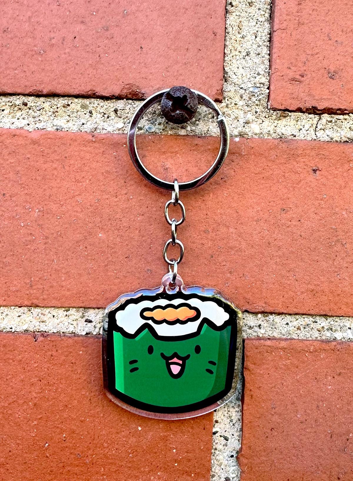 Sushi Cat Keychain