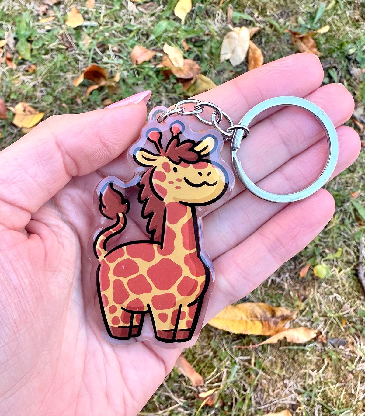 Giraffe Keychain