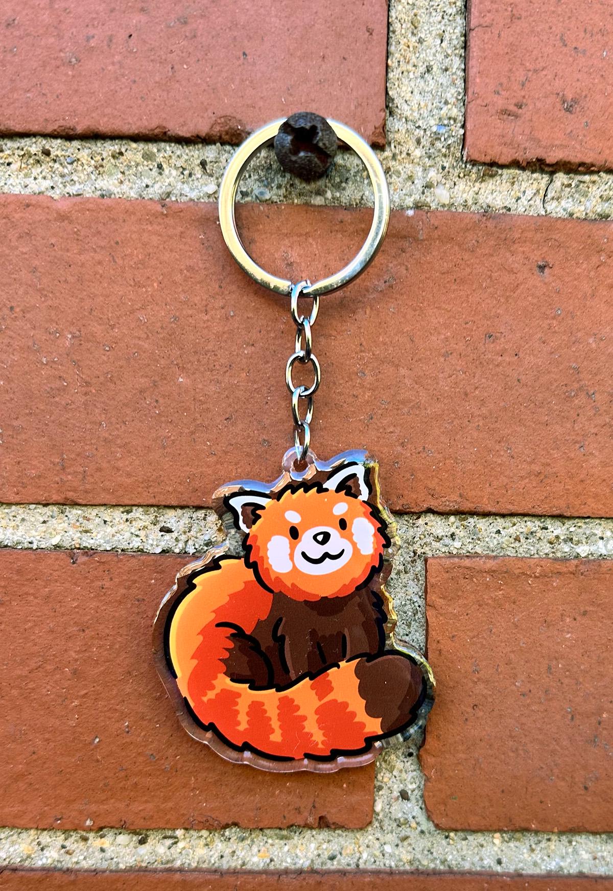Red Panda Keychain