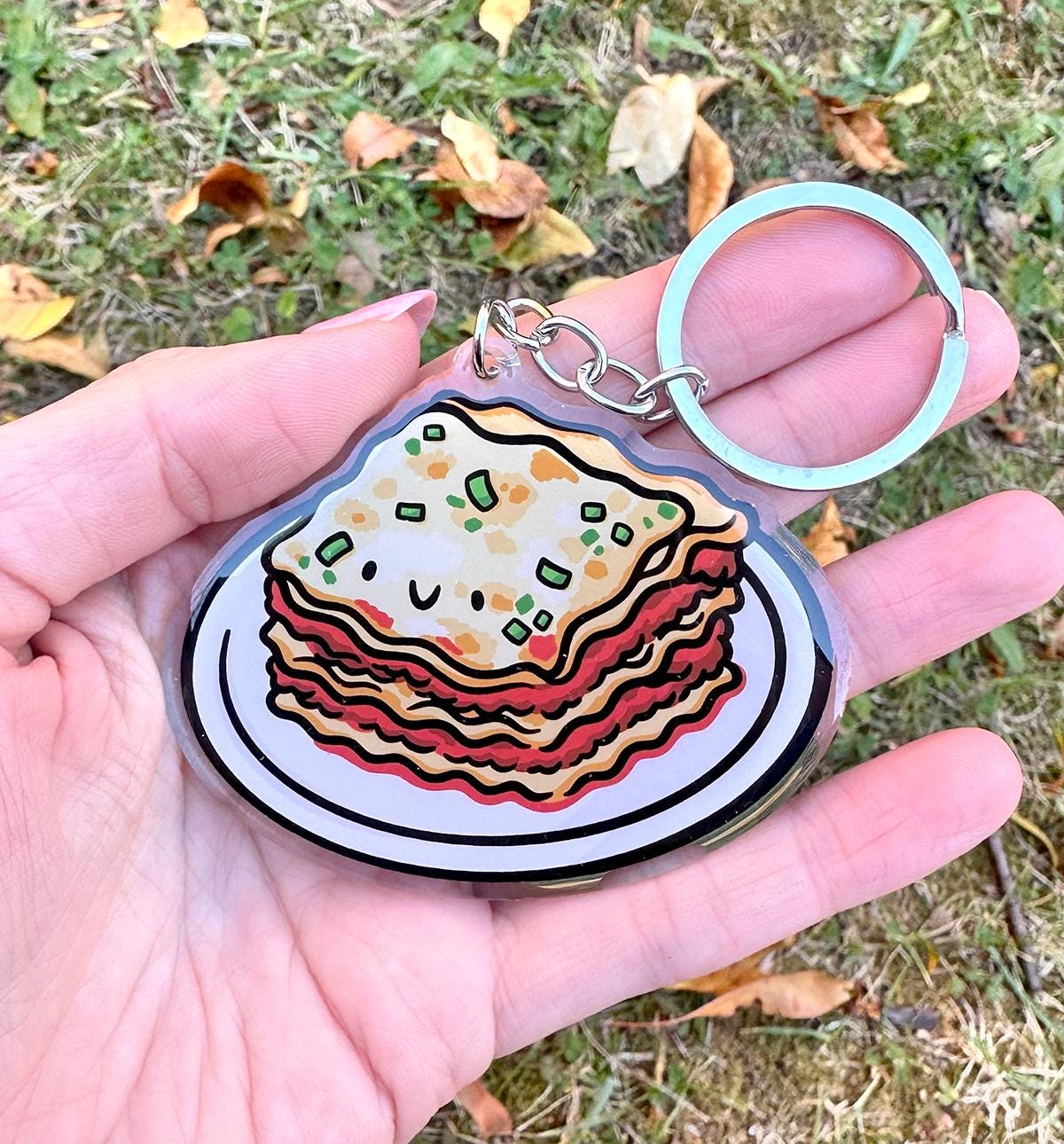 Lasagna Keychain