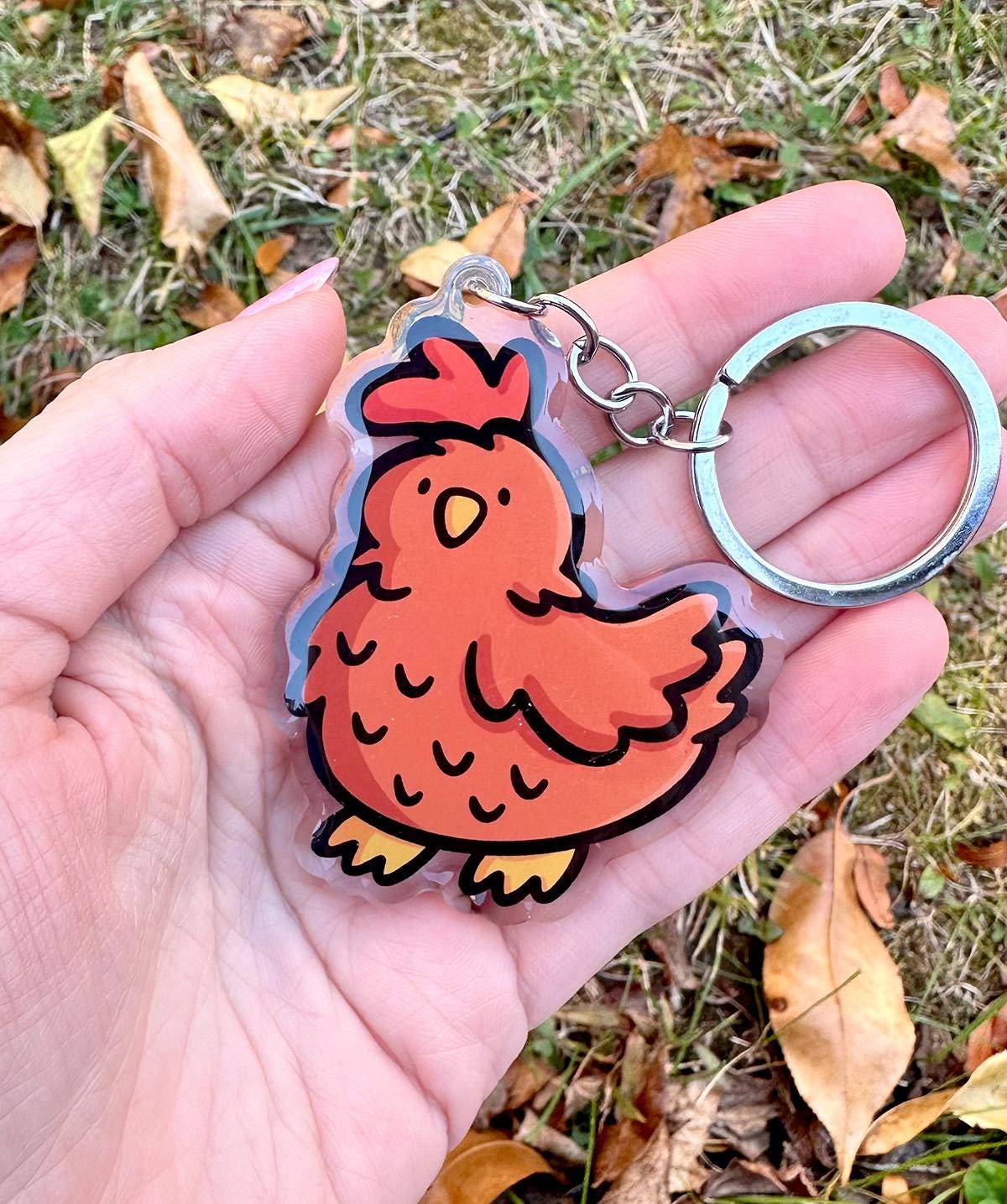 Chicken Keychain