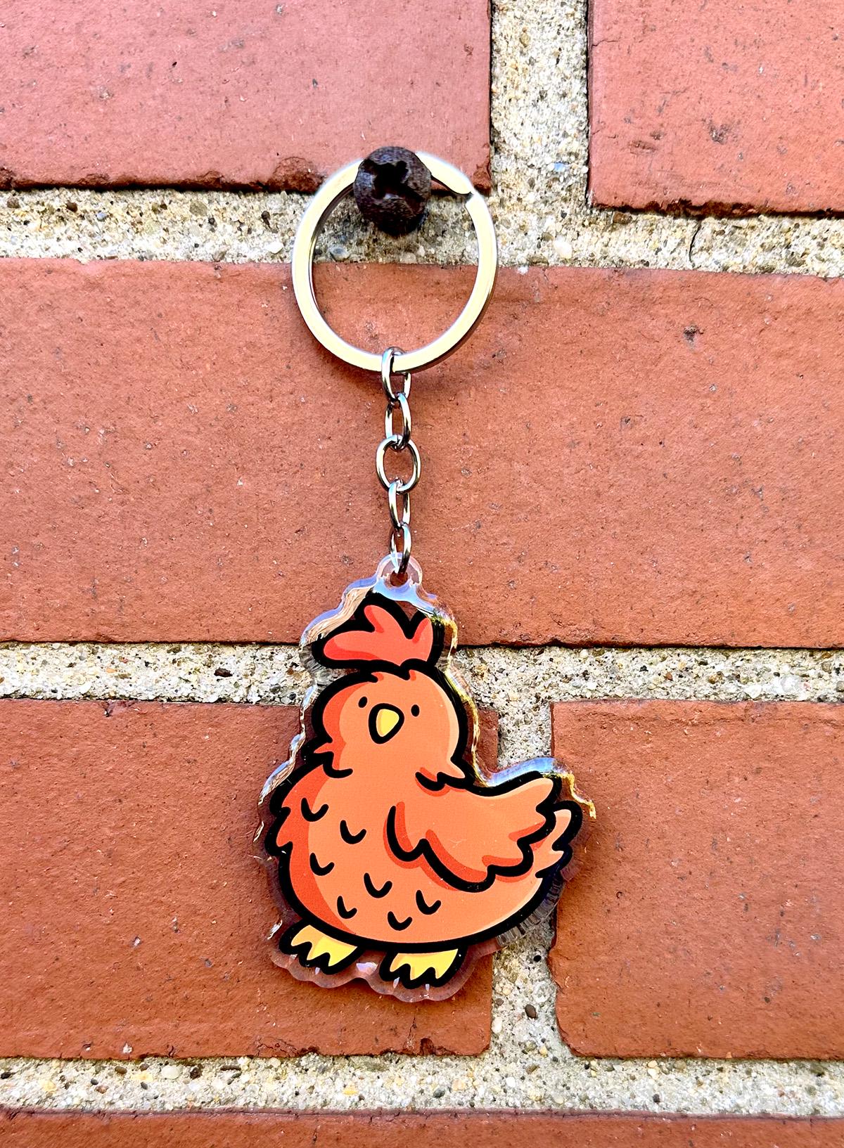Chicken Keychain