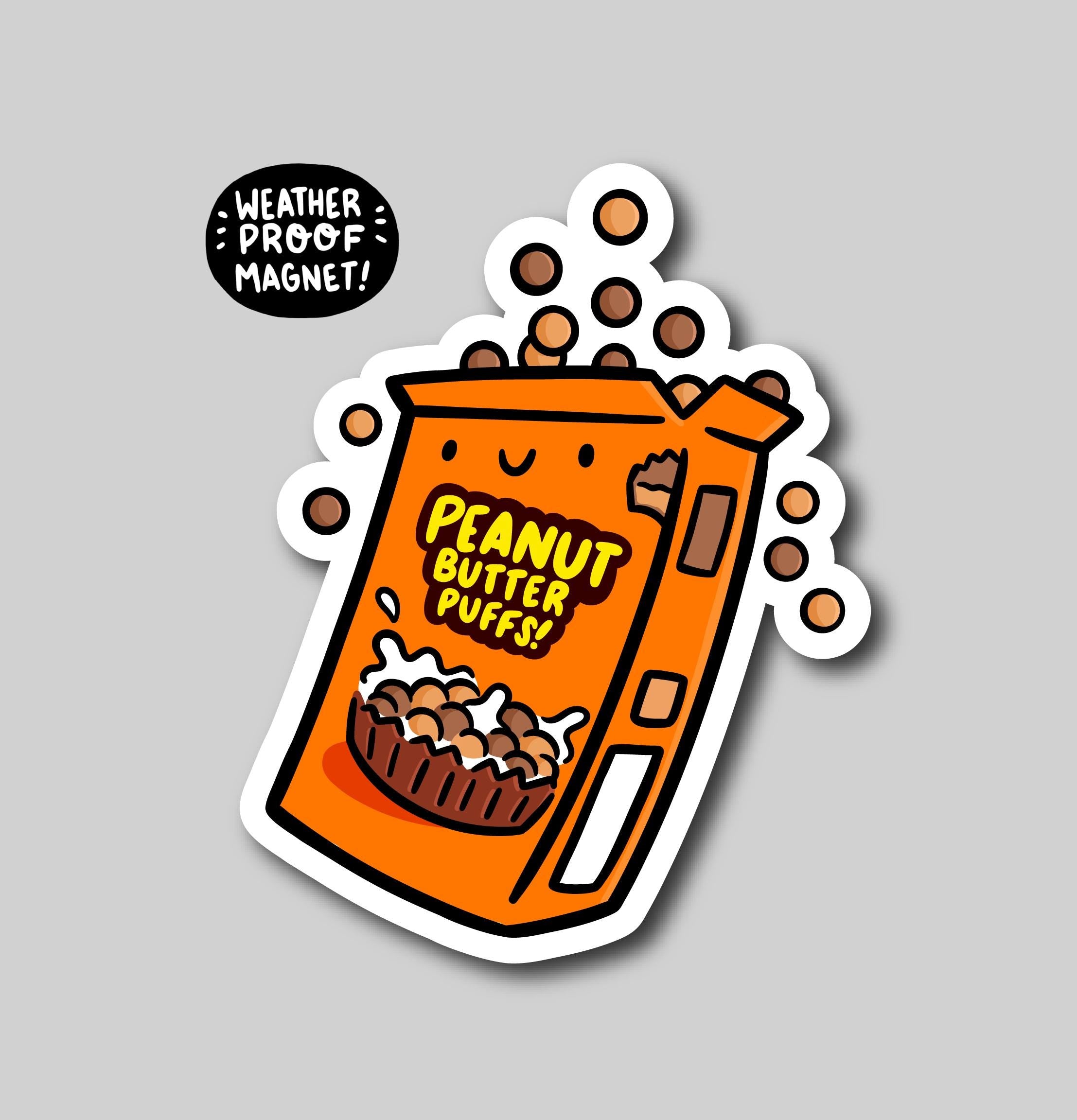 Peanut Butter Puffs Magnet