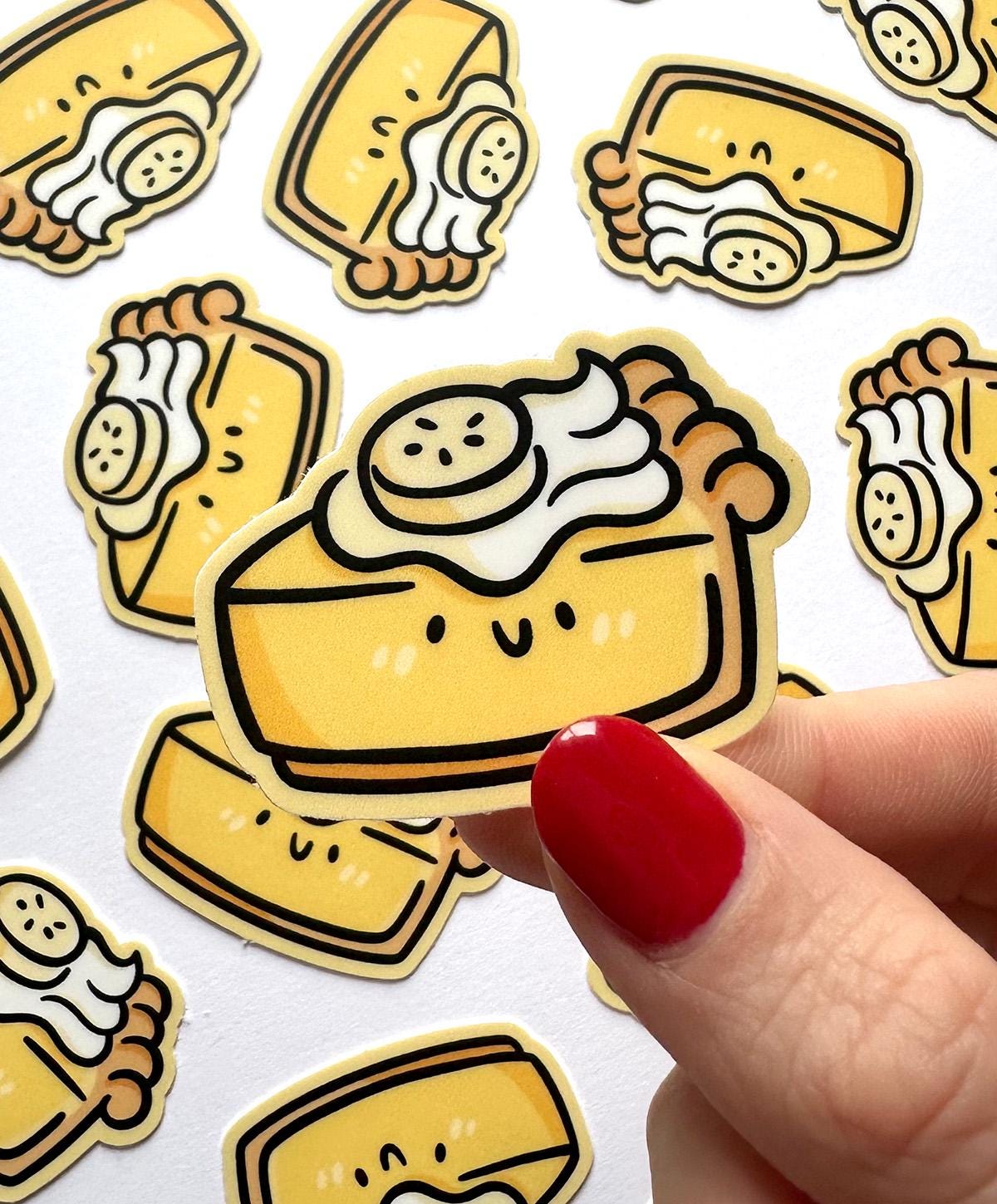 Banana Cream Pie Mini Sticker