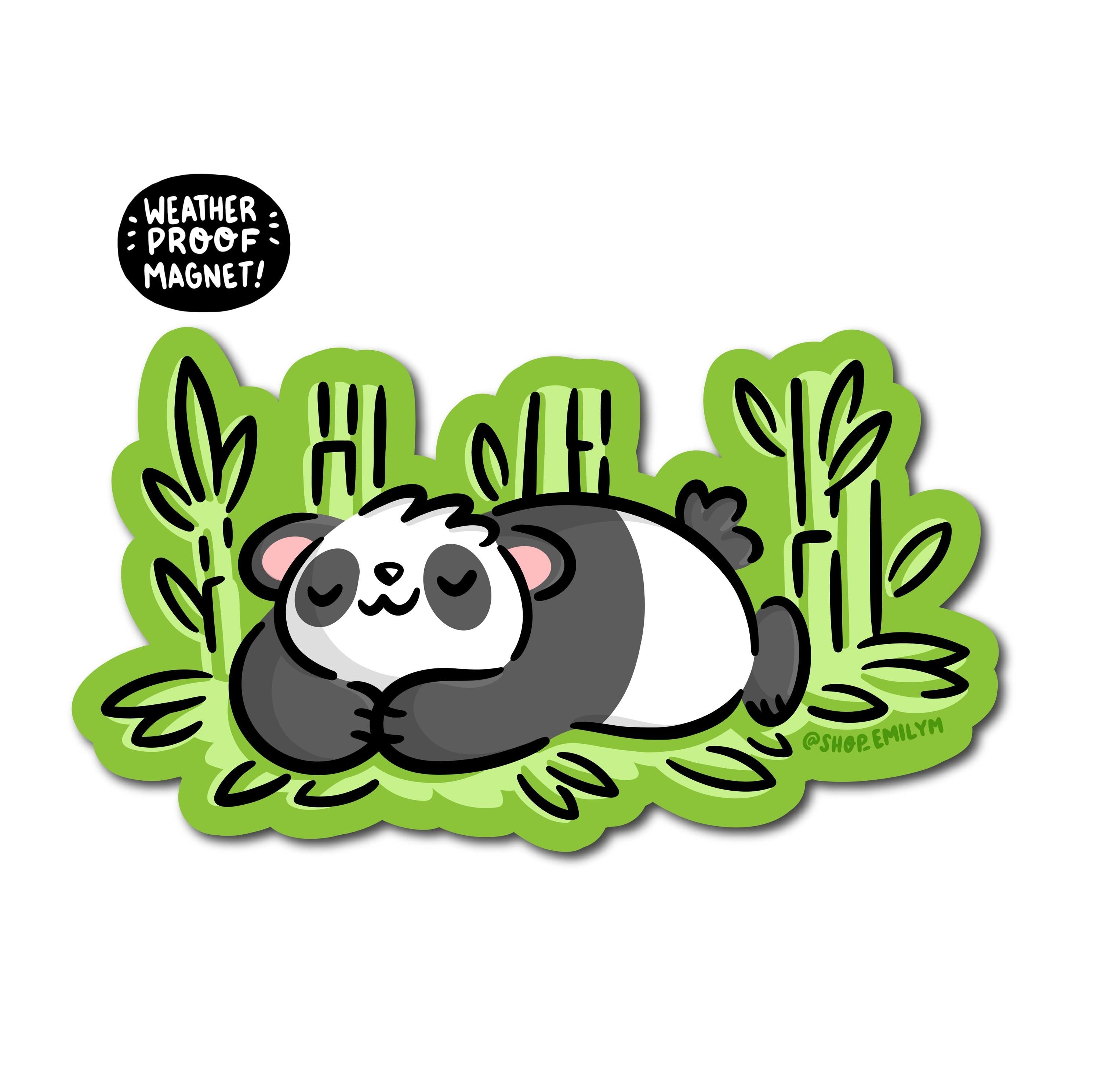 Sleepy Panda Magnet