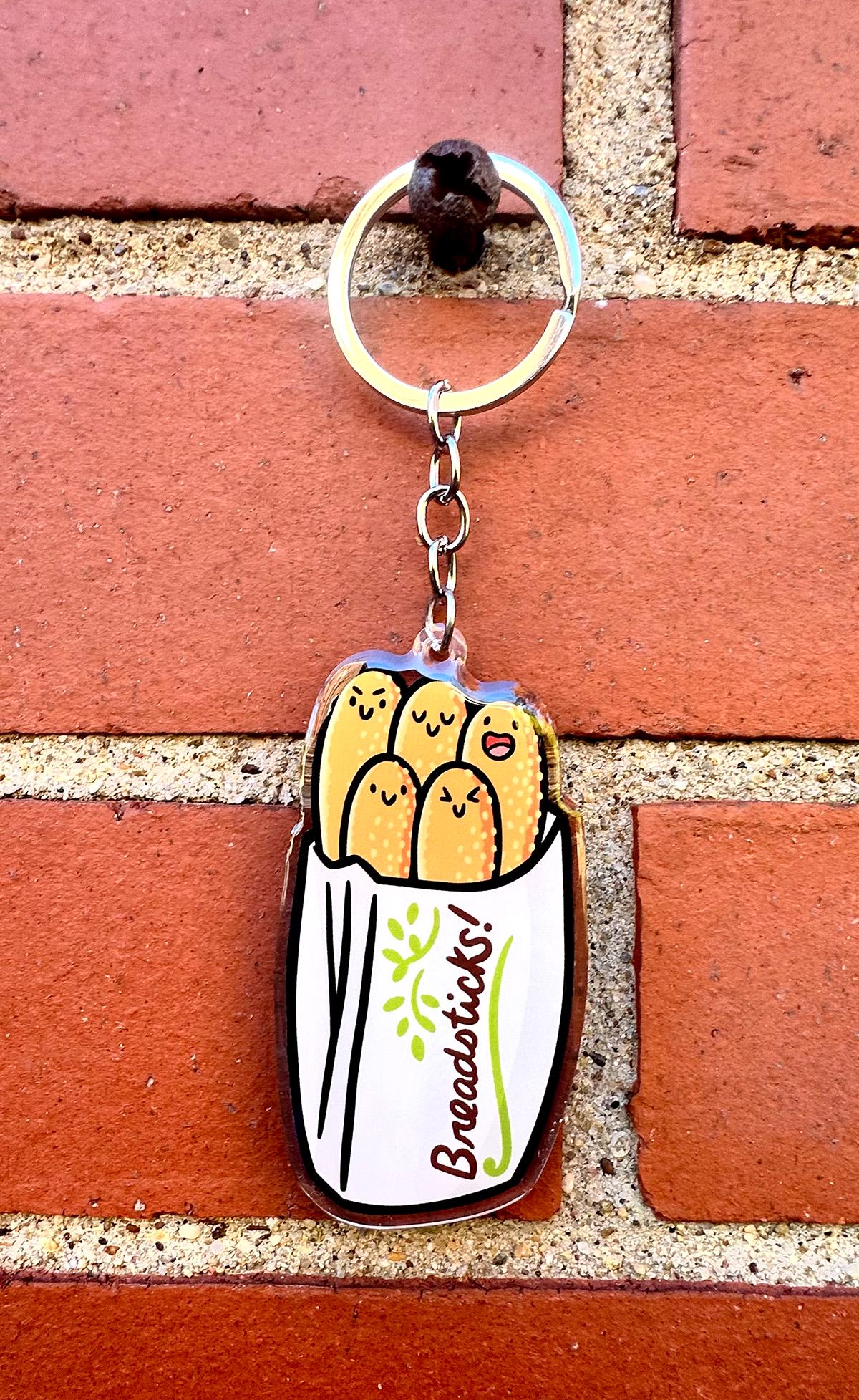 Unlimited Breadsticks Keychain