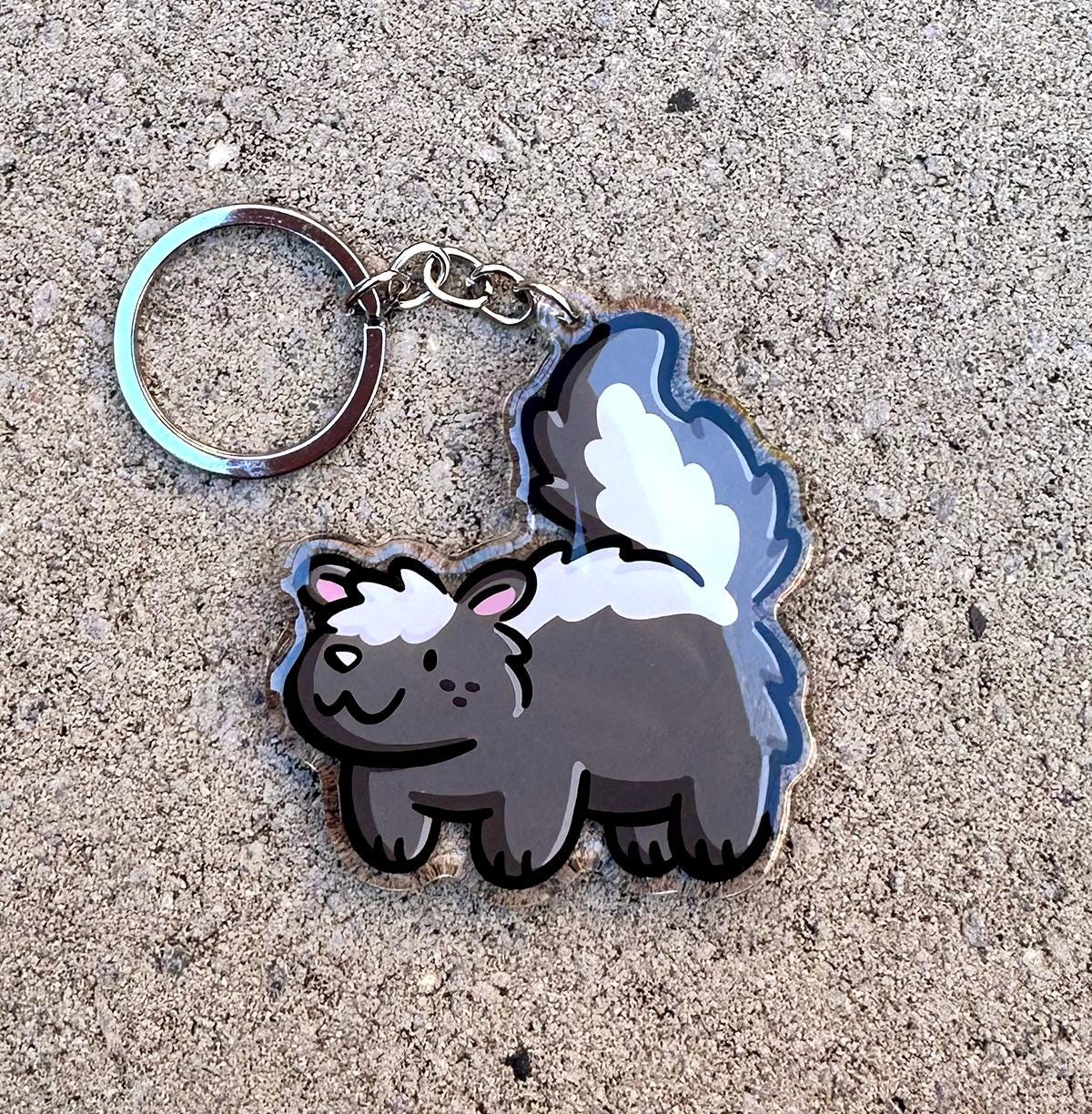 Skunk Keychain