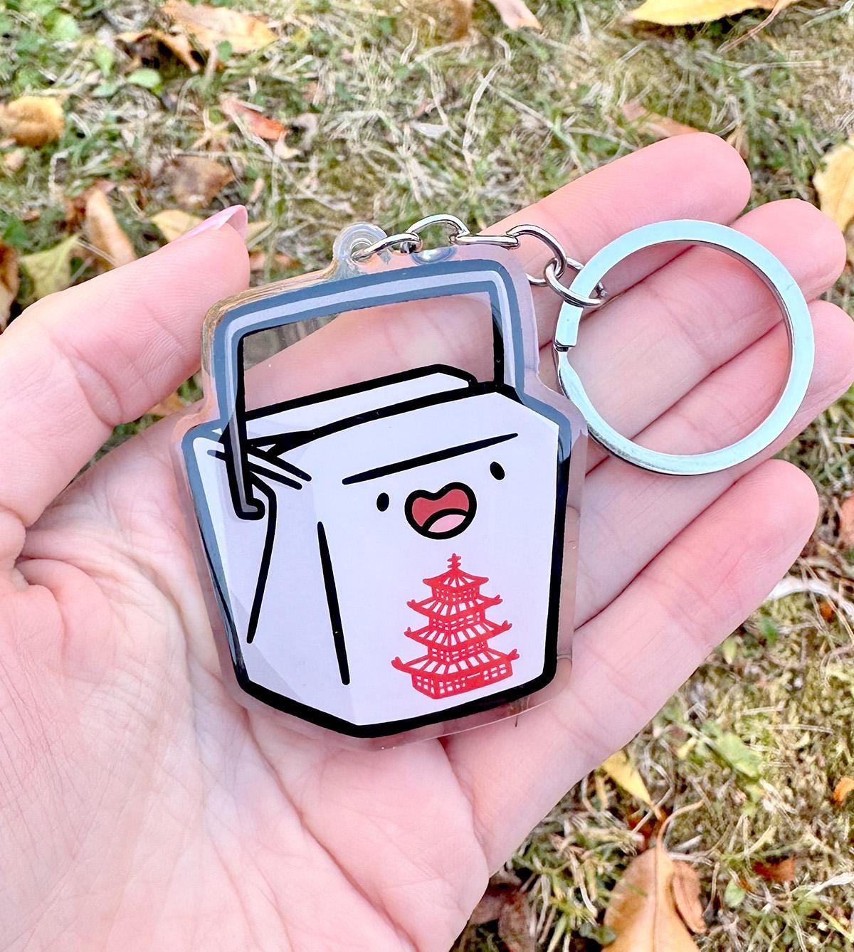 Take Out Box Keychain