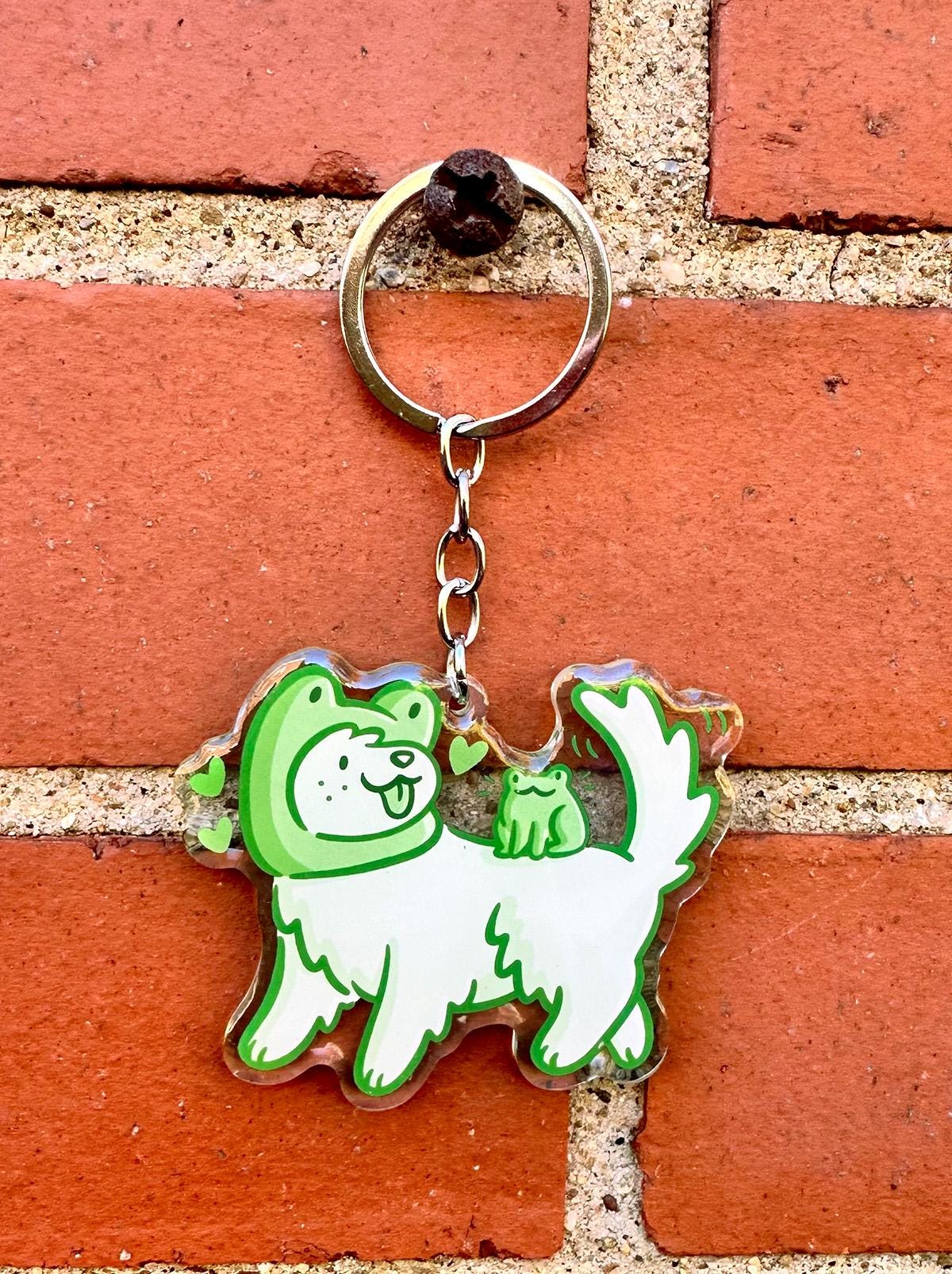 Frog Dog keychain