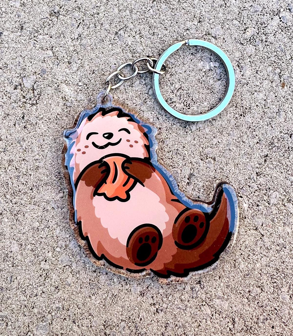 Sea Otter Keychain