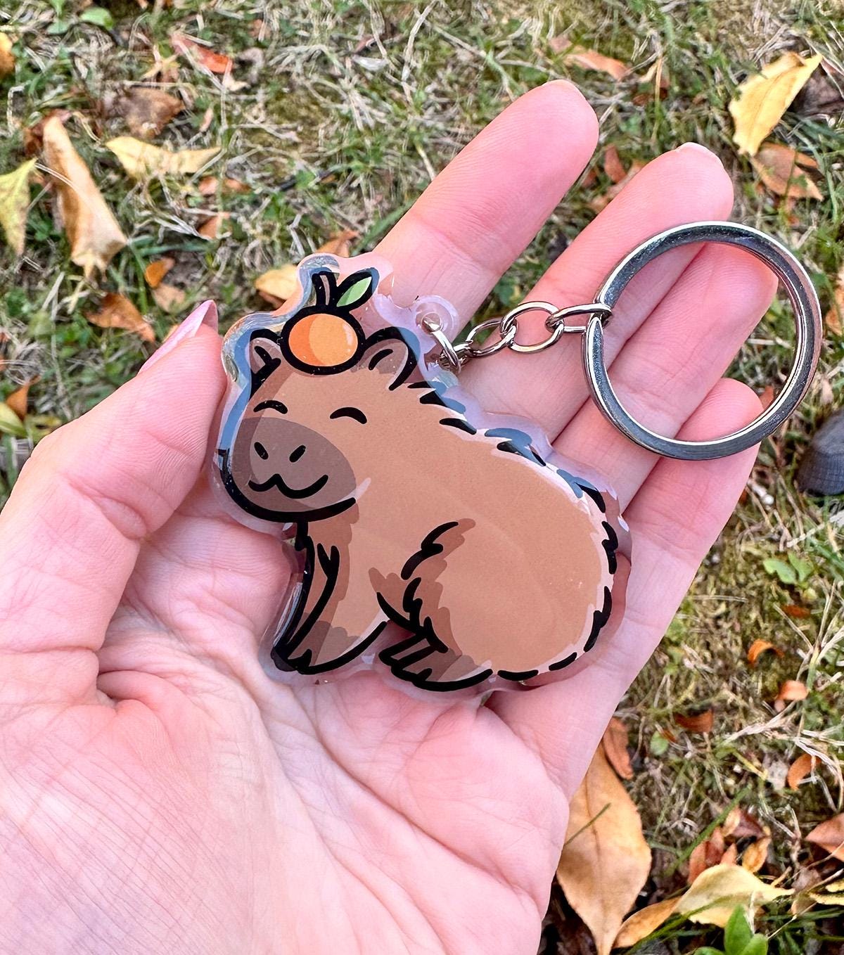Capybara Keychain