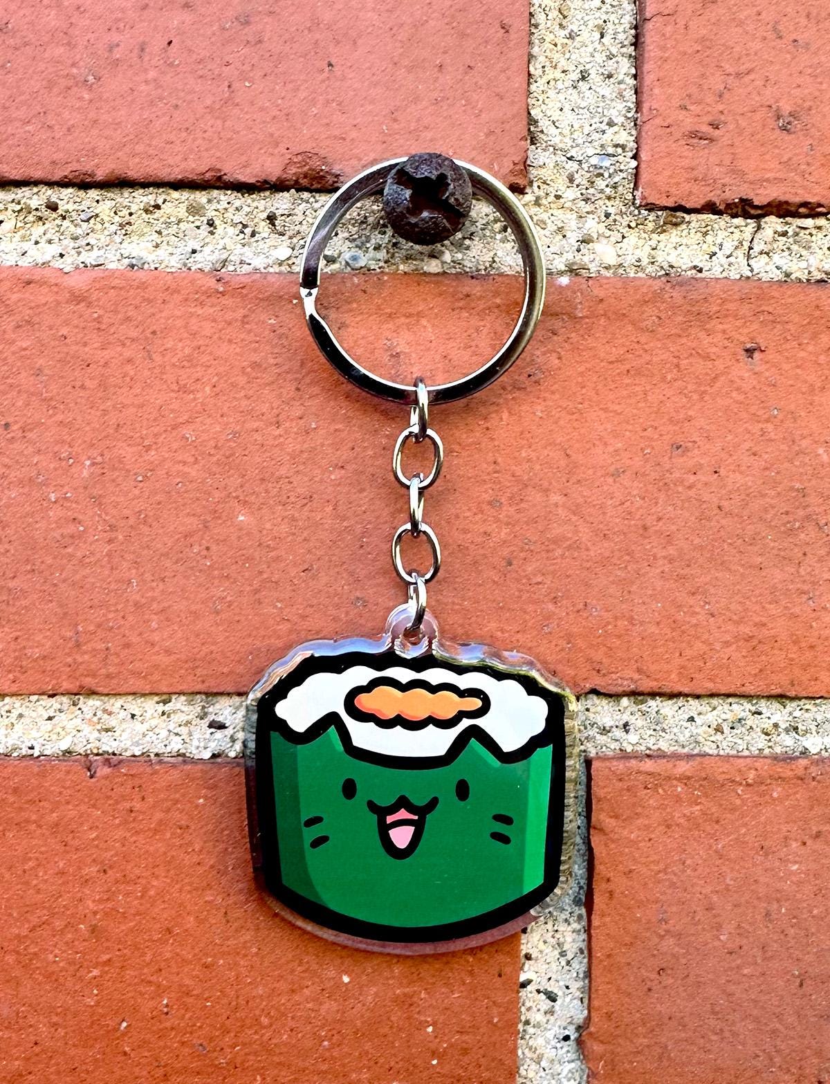 Sushi Cat Keychain