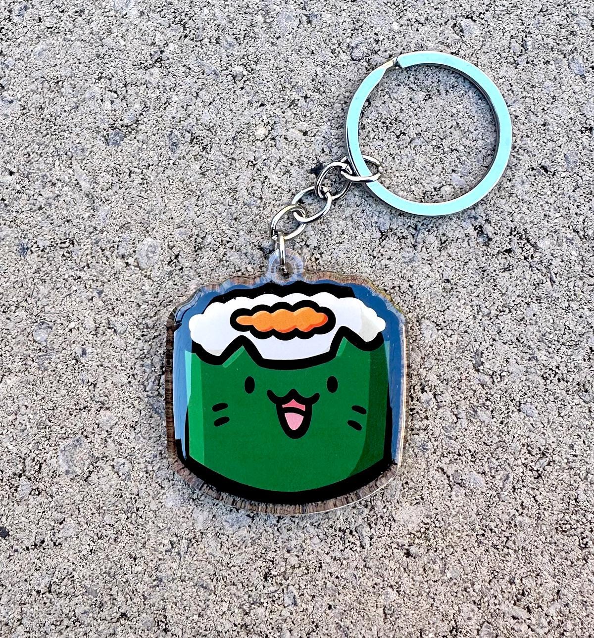 Sushi Cat Keychain