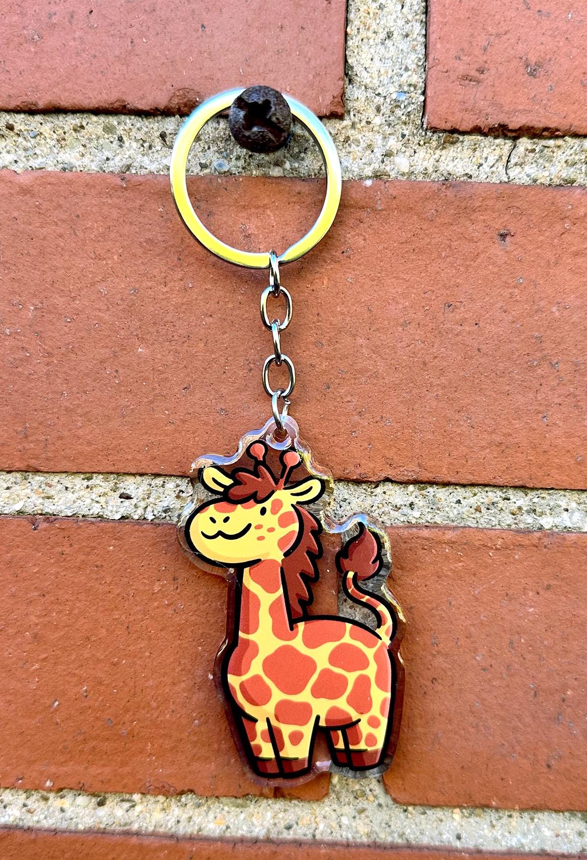 Giraffe Keychain