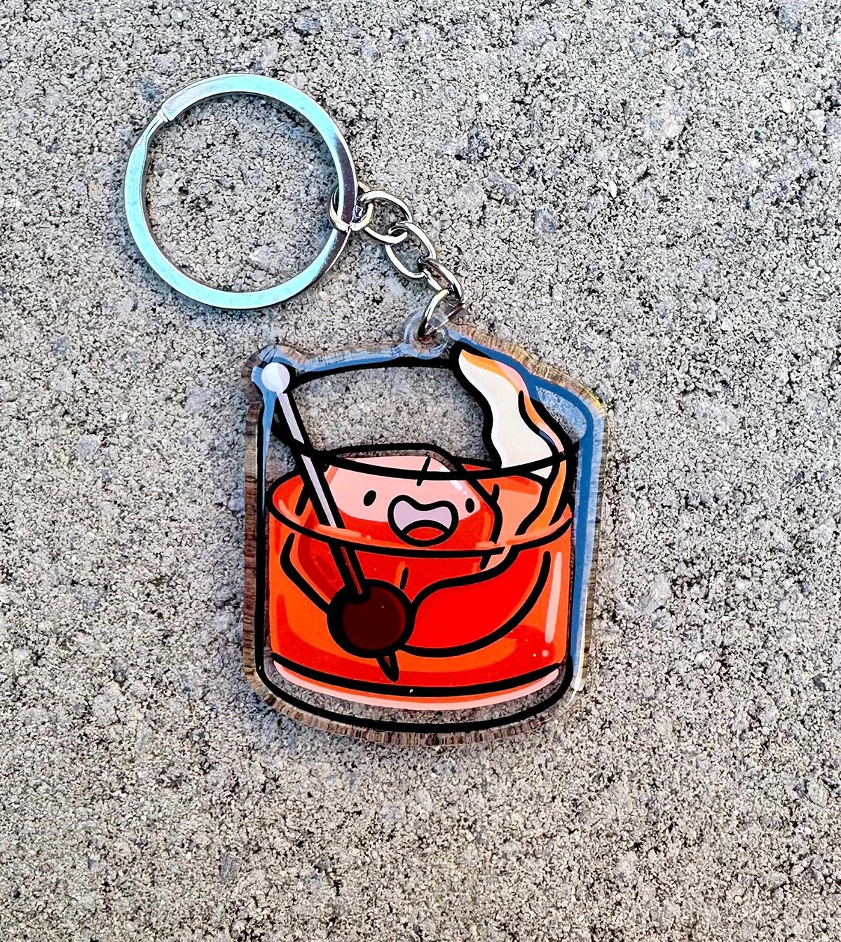 Old Fashioned Keychain