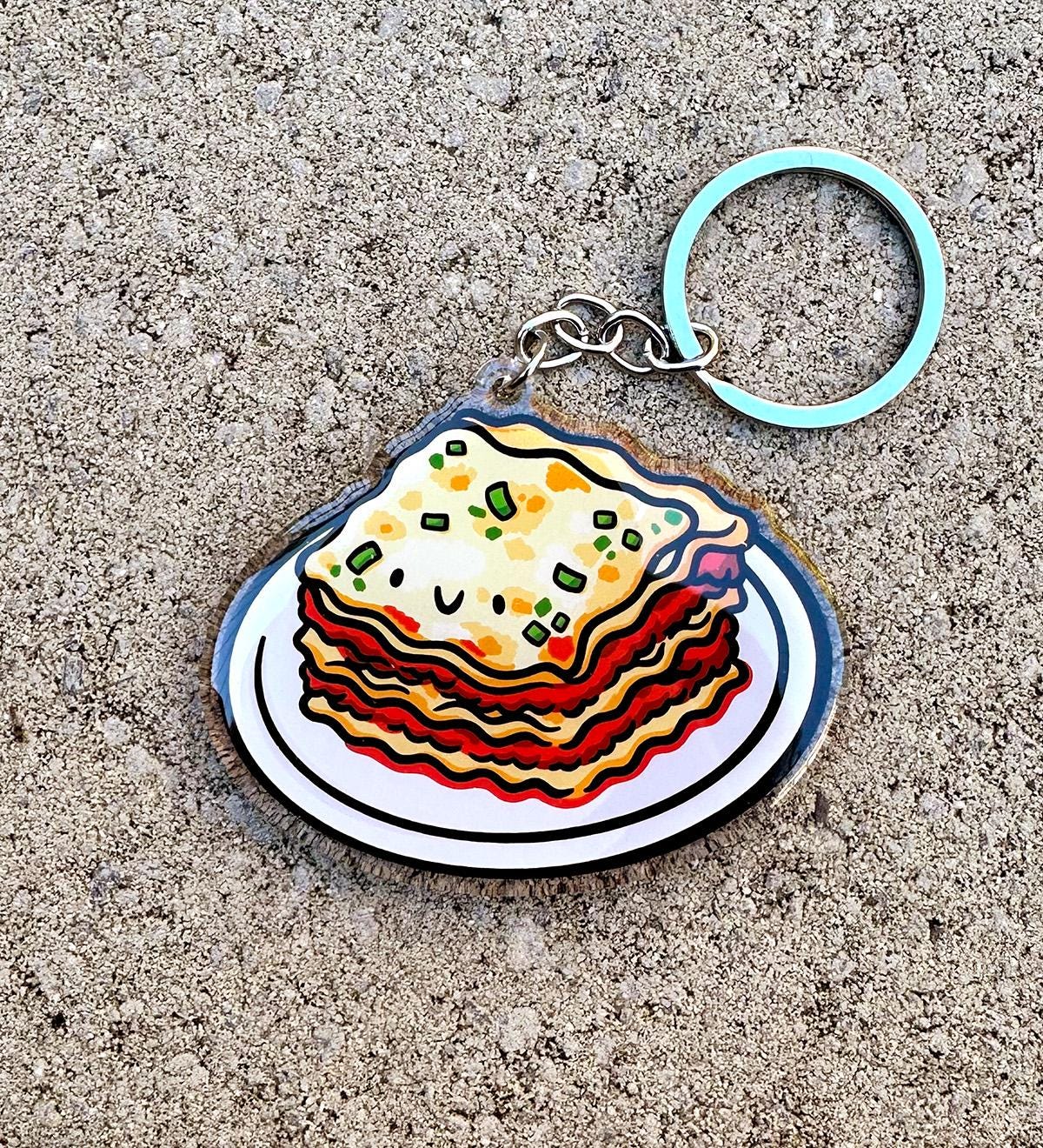 Lasagna Keychain