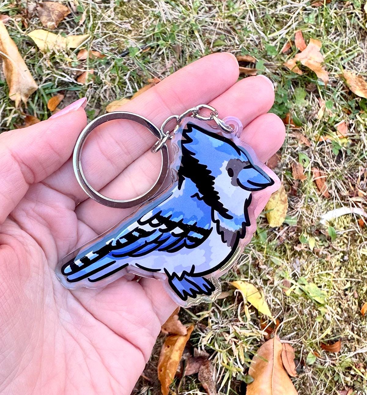 Blue Jay Keychain