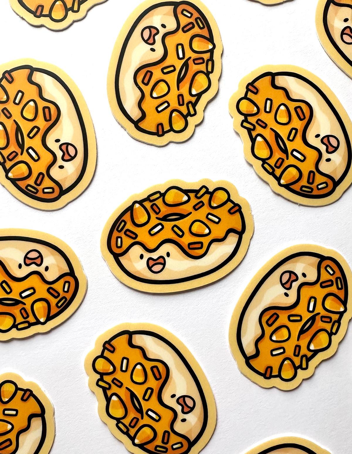 Halloween Donut Mini Sticker