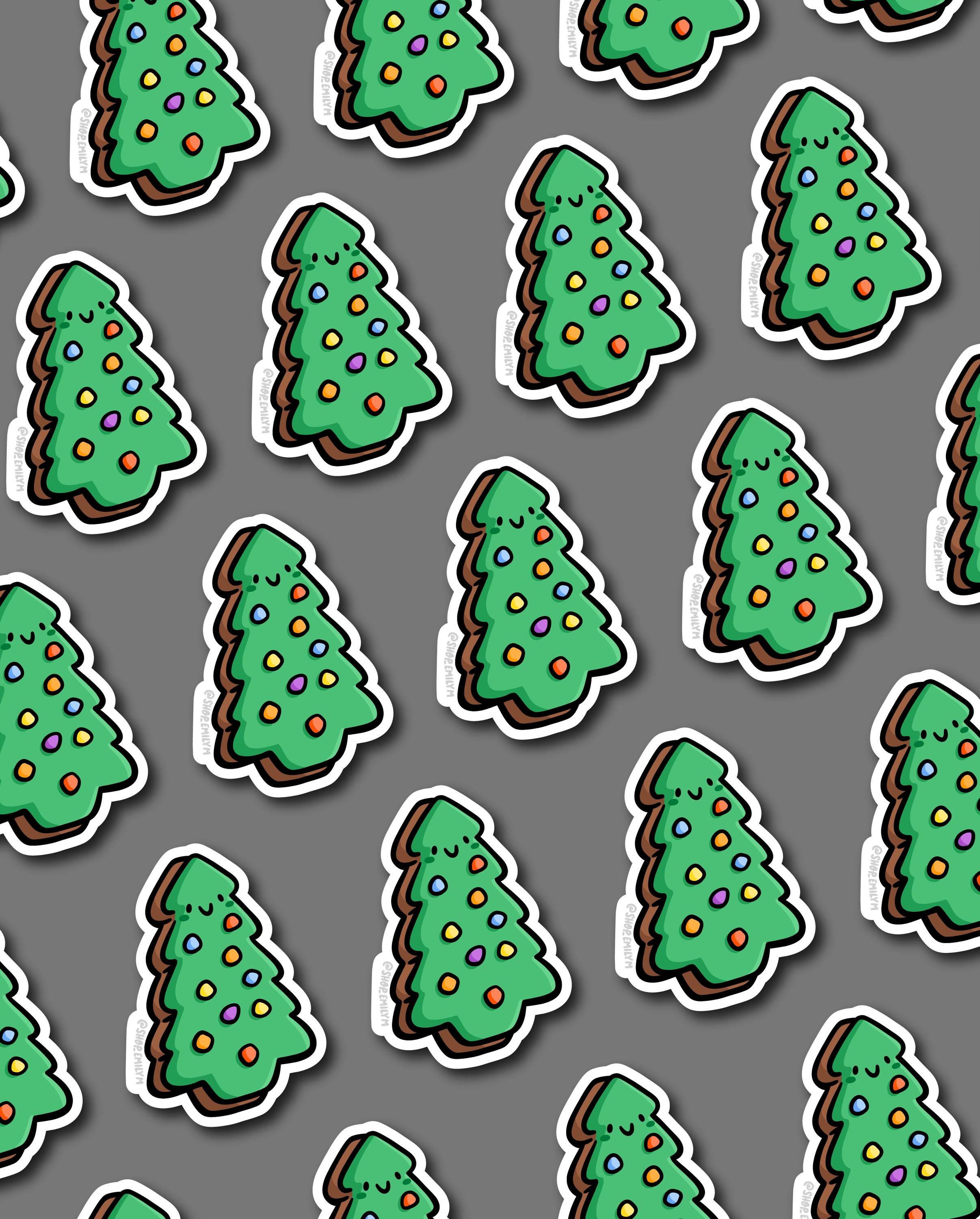 Christmas Tree Brownie Magnet