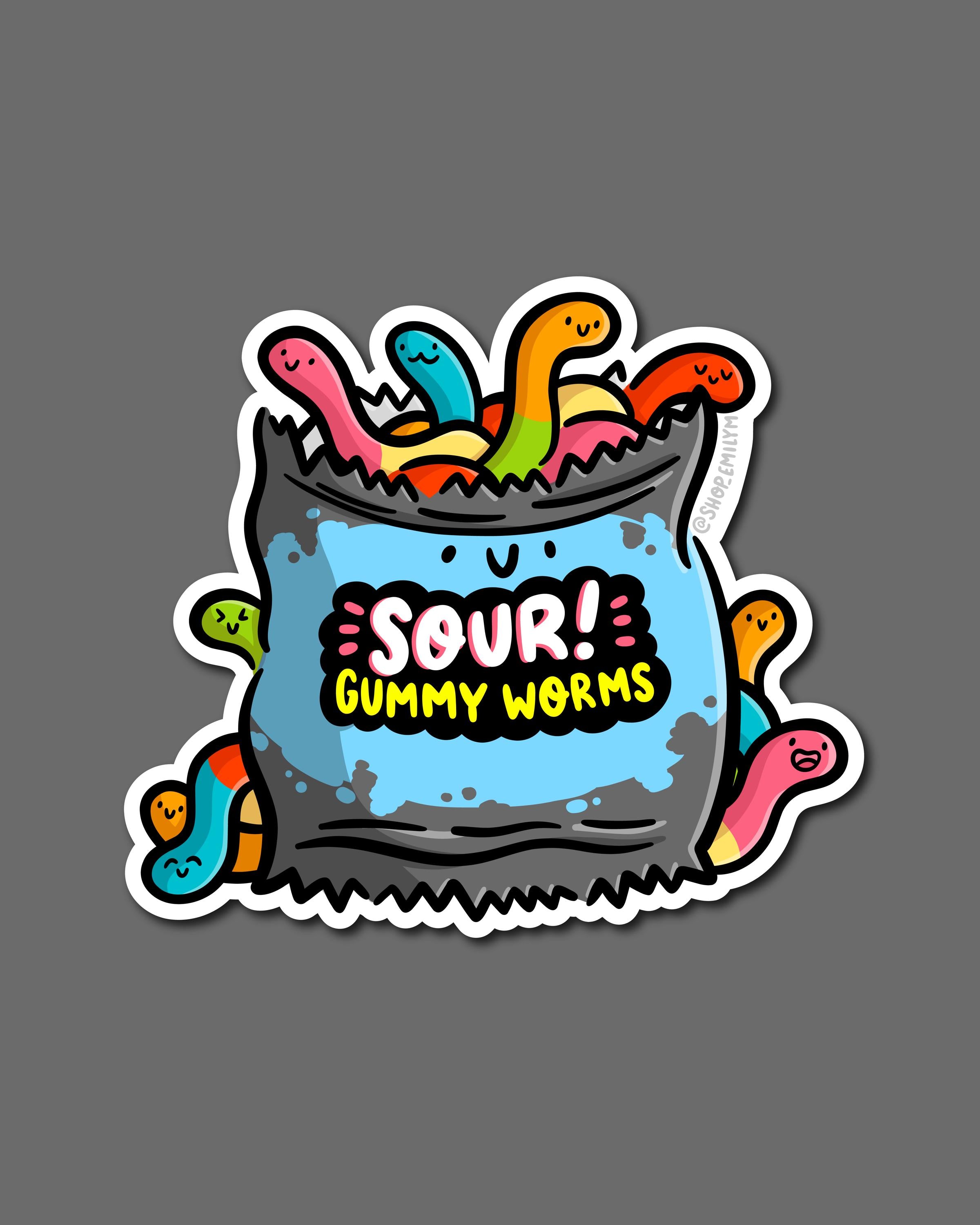 Gummy Worms Magnet