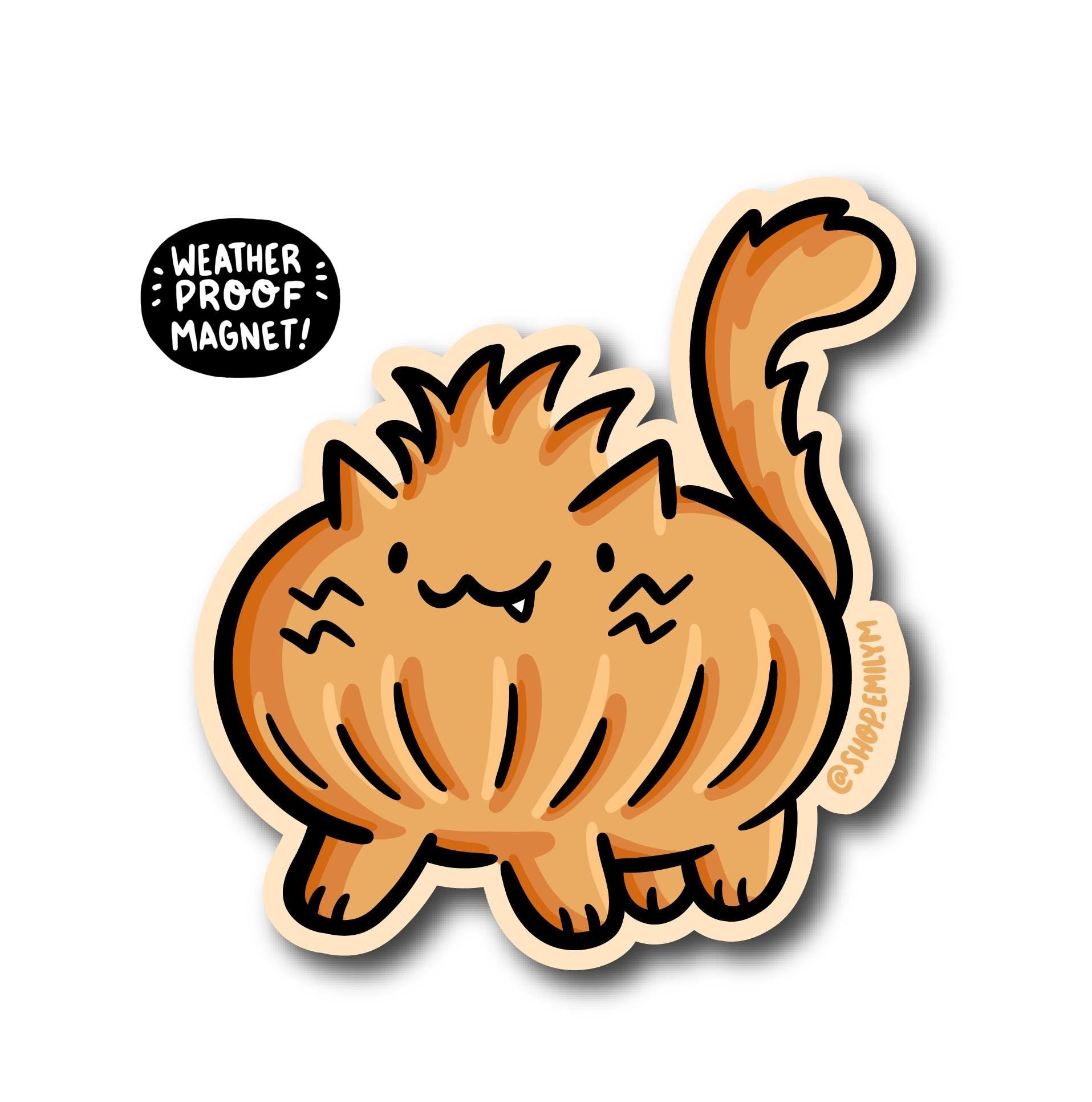 Onion Cat Magnet