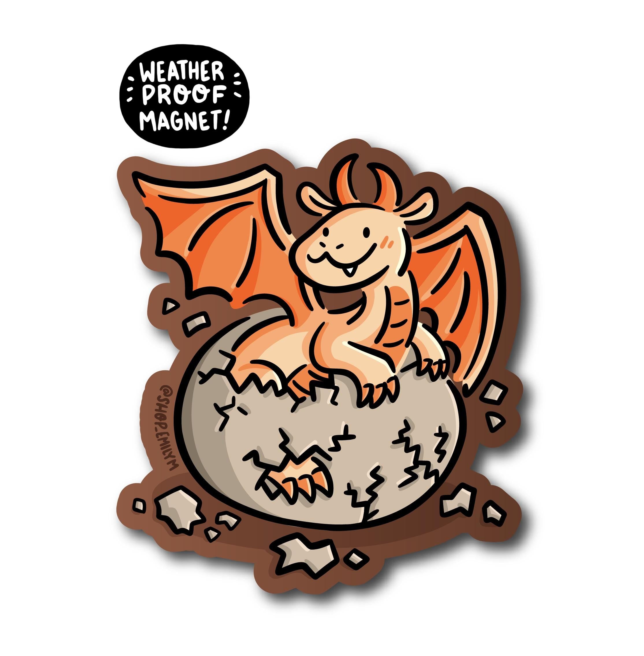 Hatching Dragon Magnet