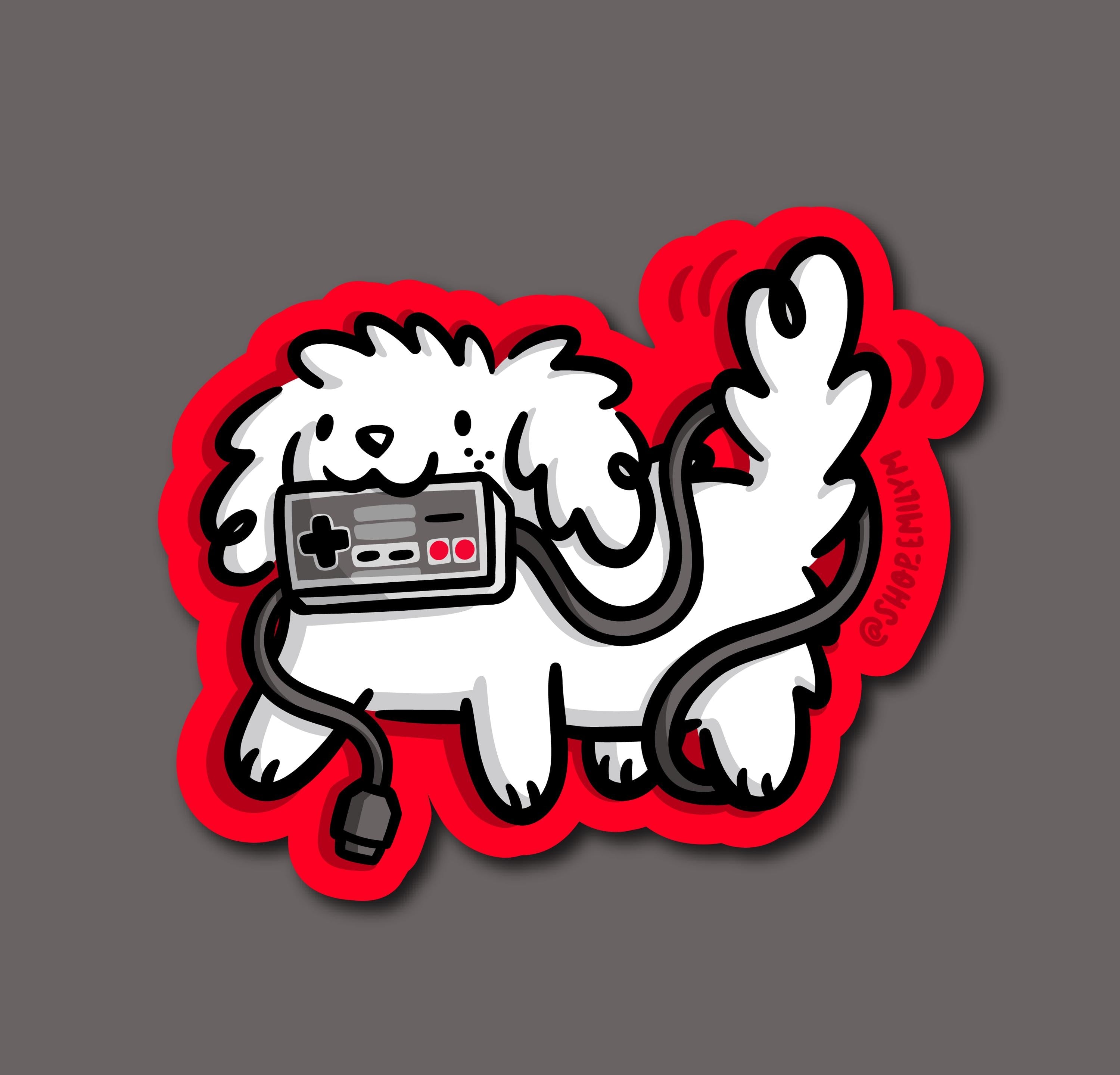 Video Game Dog Magnet