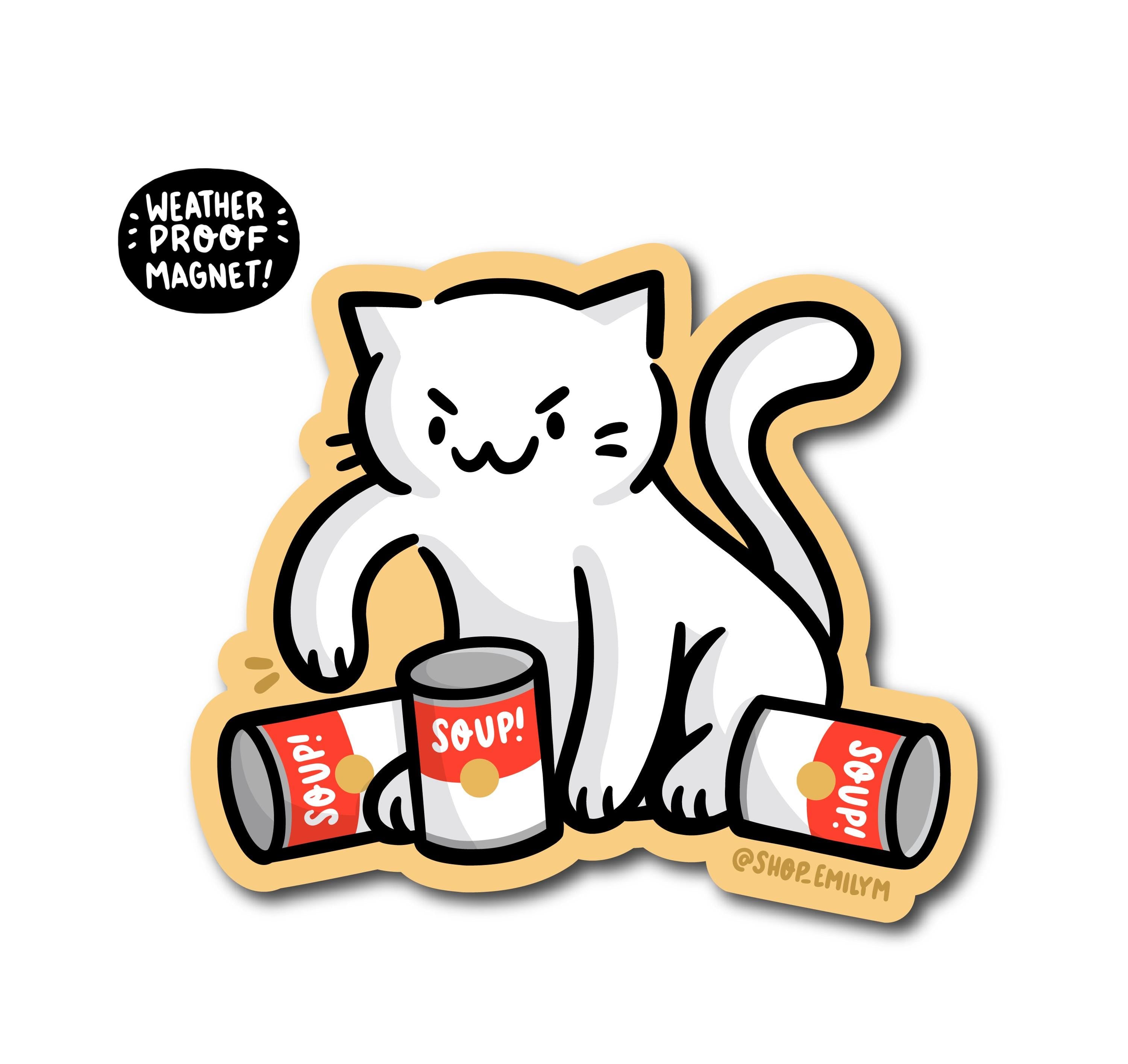 Soup Cat Magnet