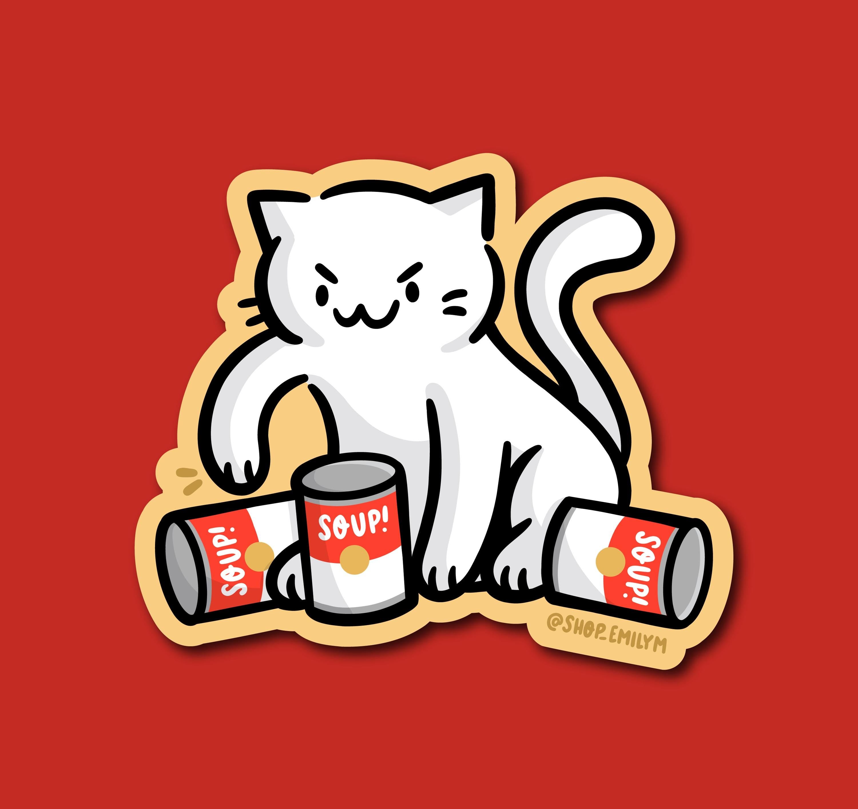Soup Cat Magnet