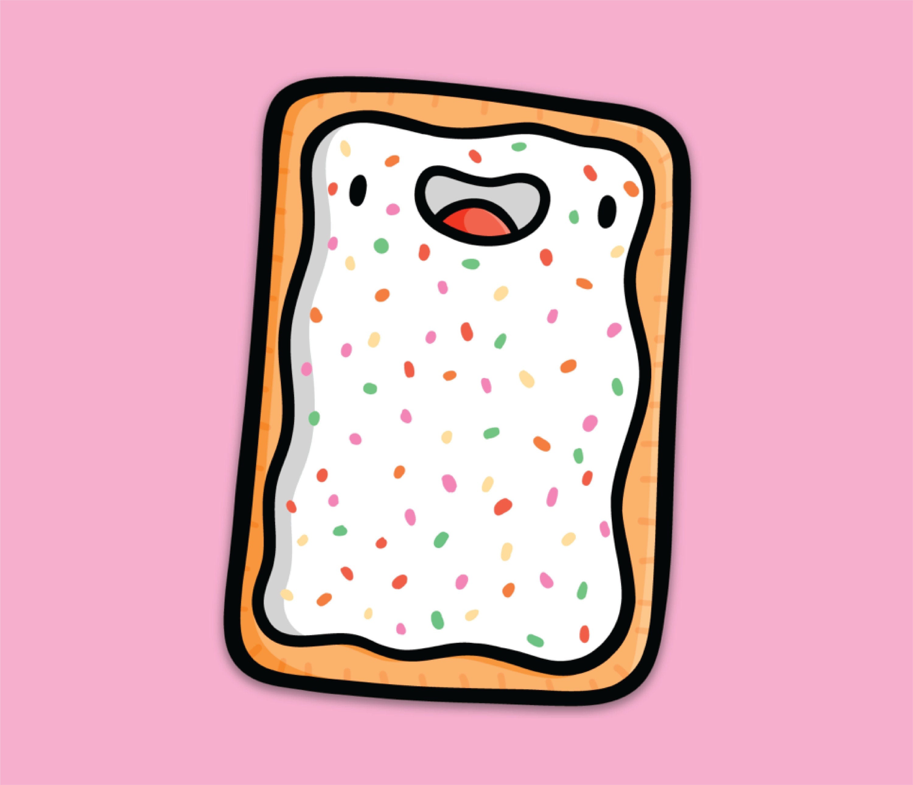 Toaster Pastry Sticker (Strawberry)