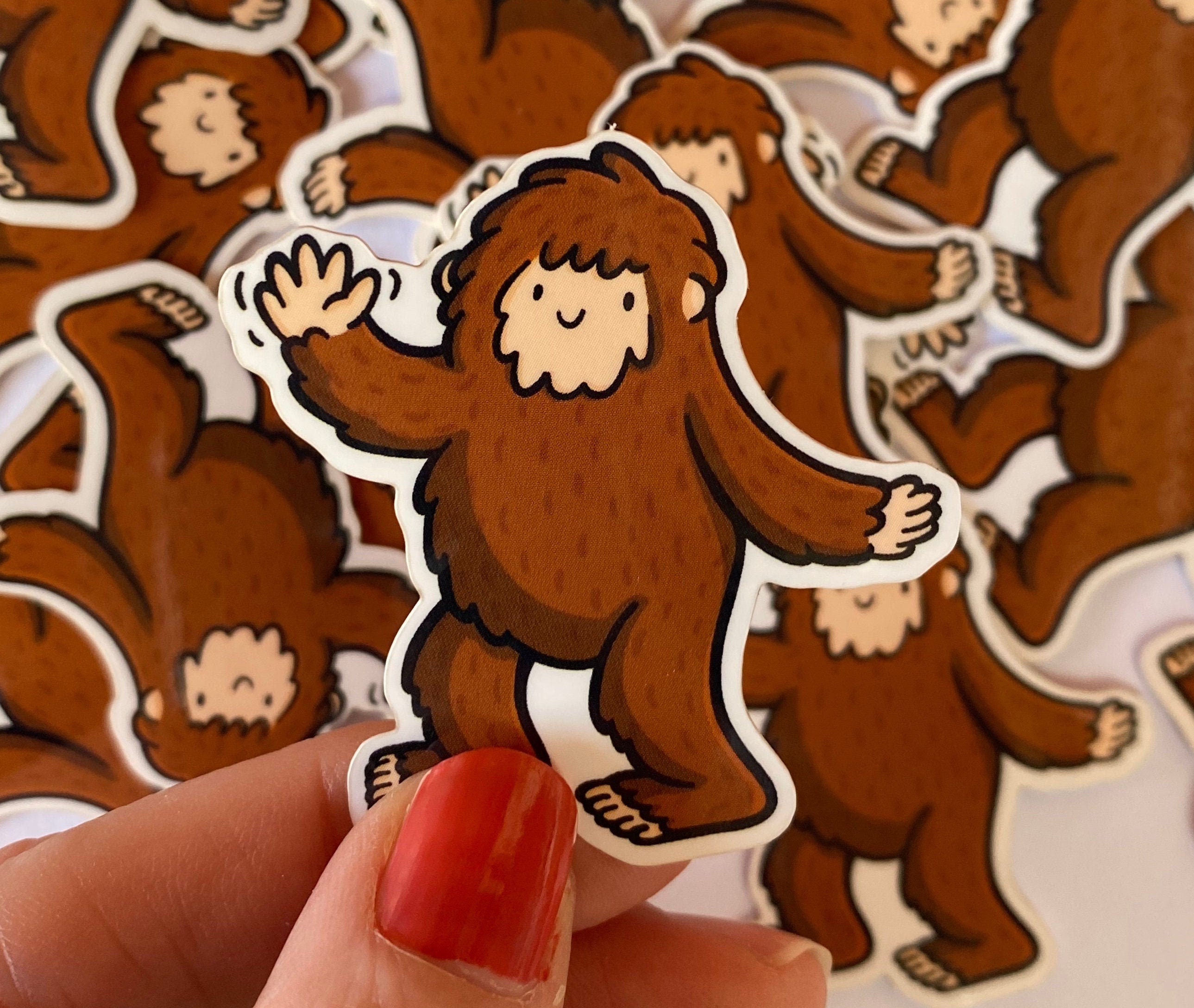 Bigfoot Mini Sticker