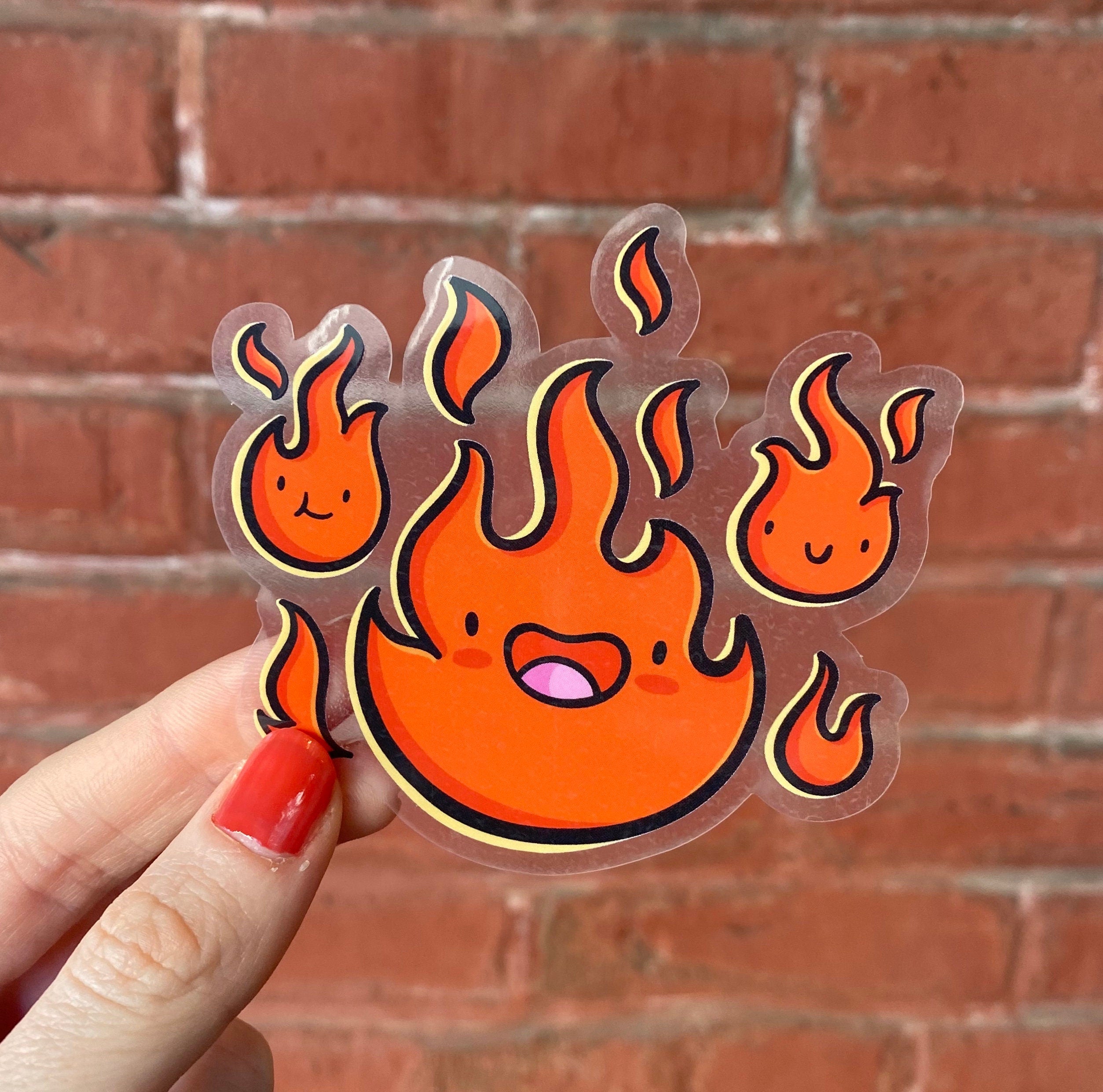 Fire Clear Sticker