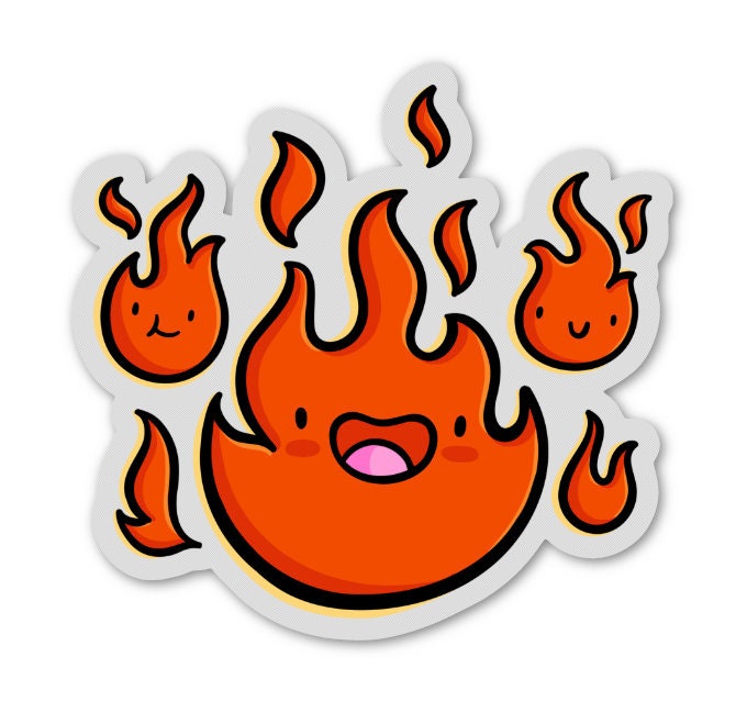 Fire Clear Sticker
