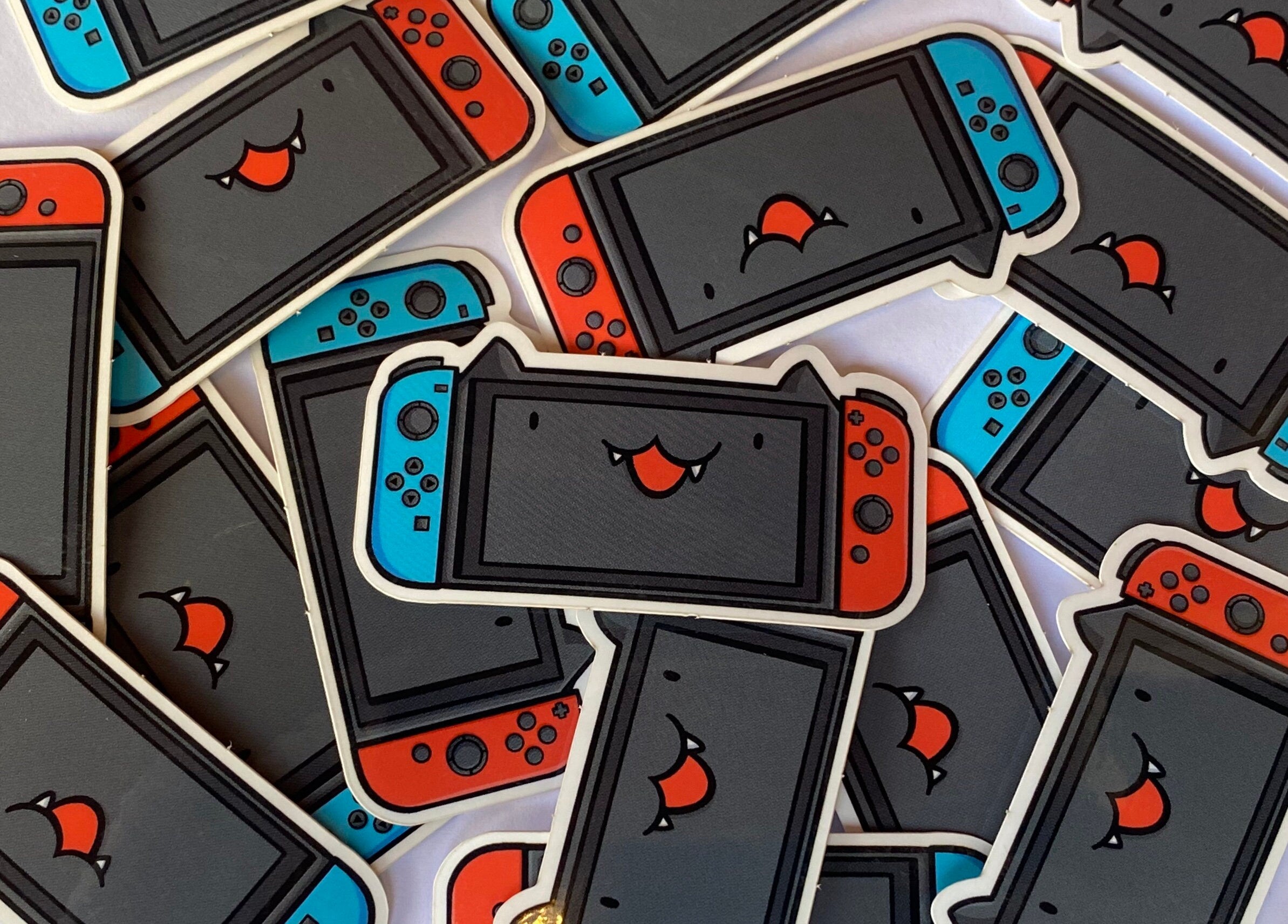 Video Game Cat Mini Sticker
