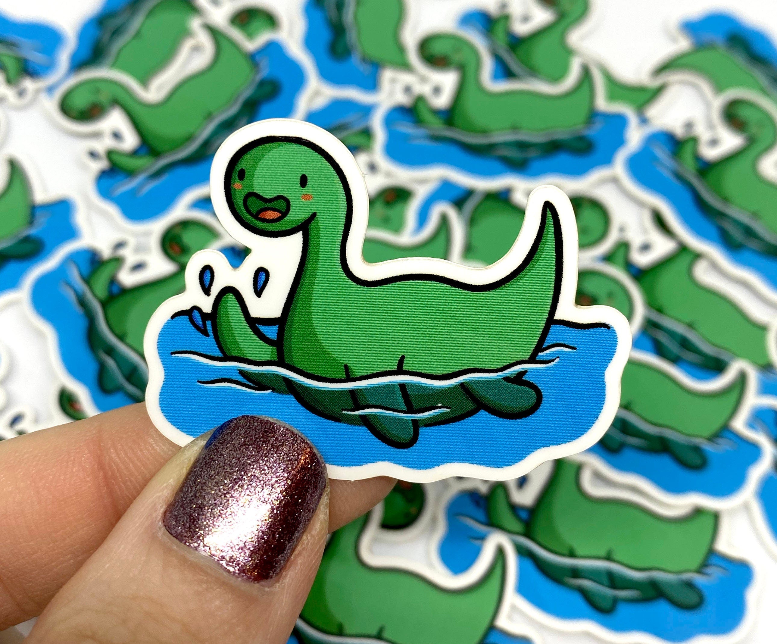 Loch Ness Monster Mini Sticker
