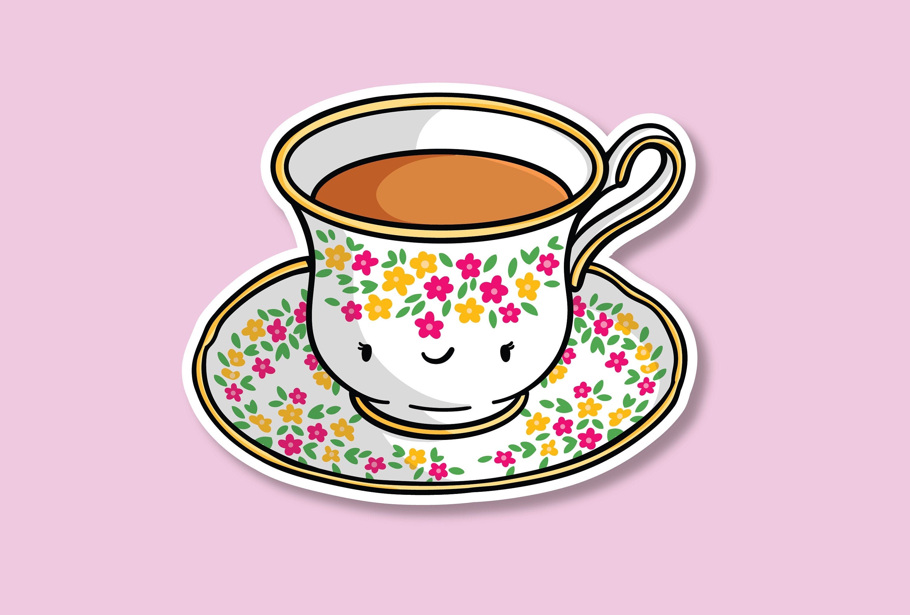 Teacup Sticker