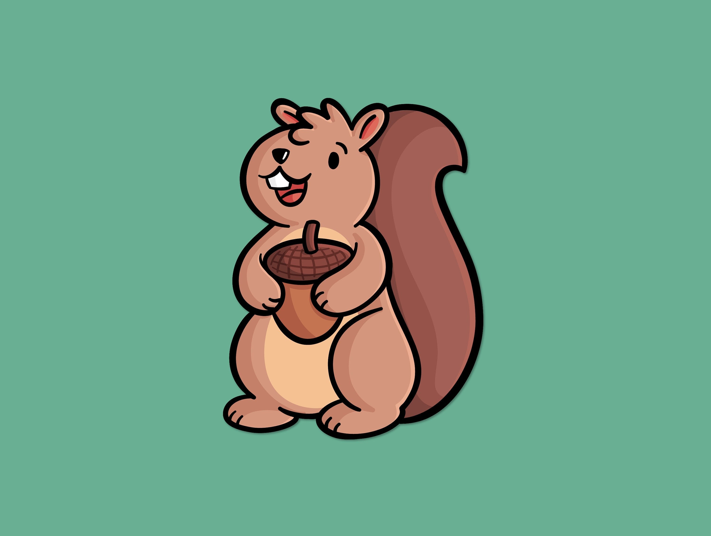 Squirrel Sticker