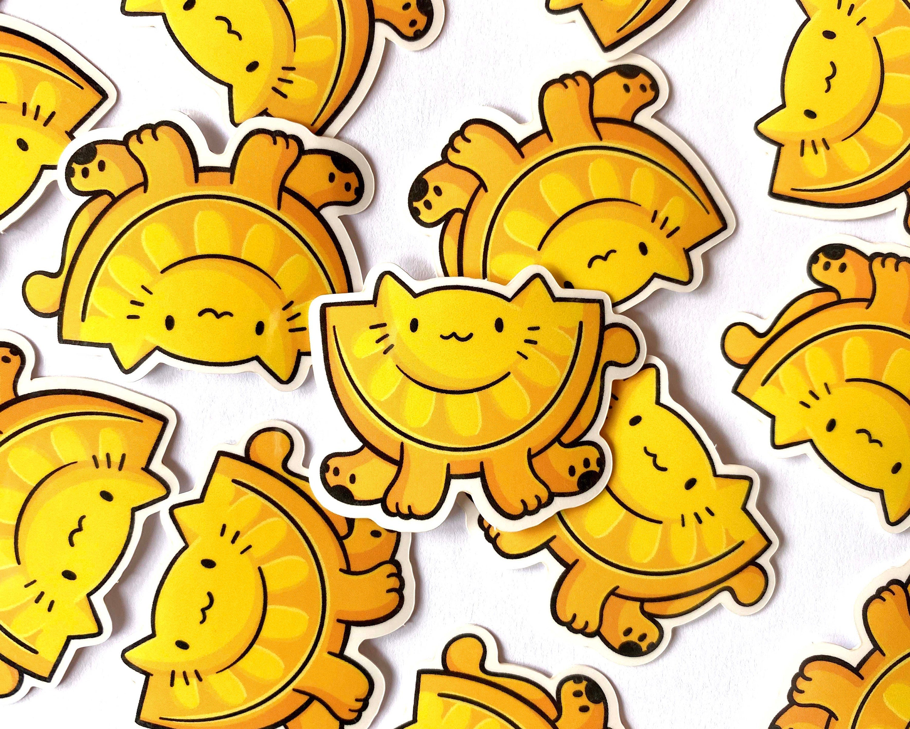 Lemon Cat Mini Sticker