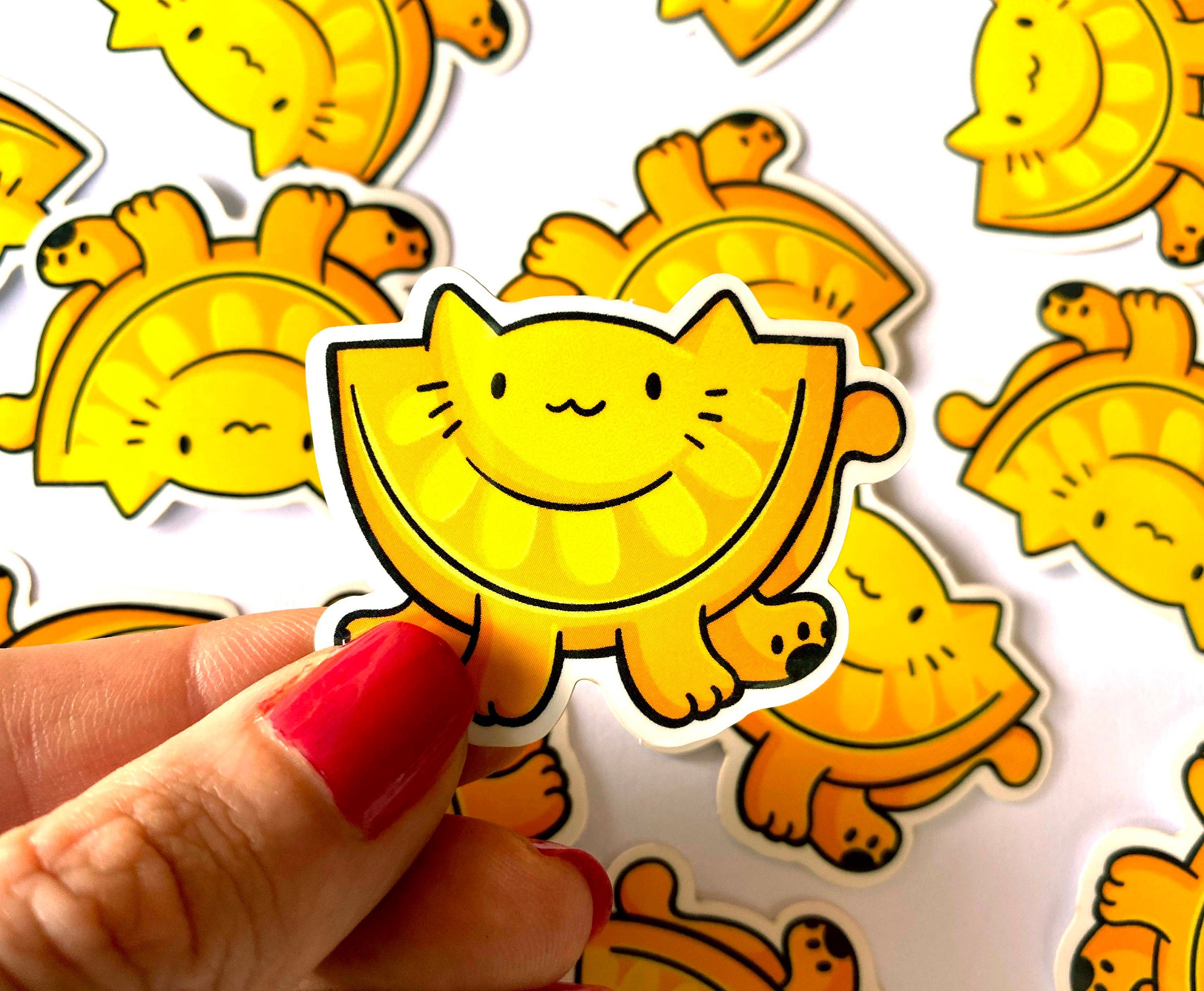 Lemon Cat Mini Sticker