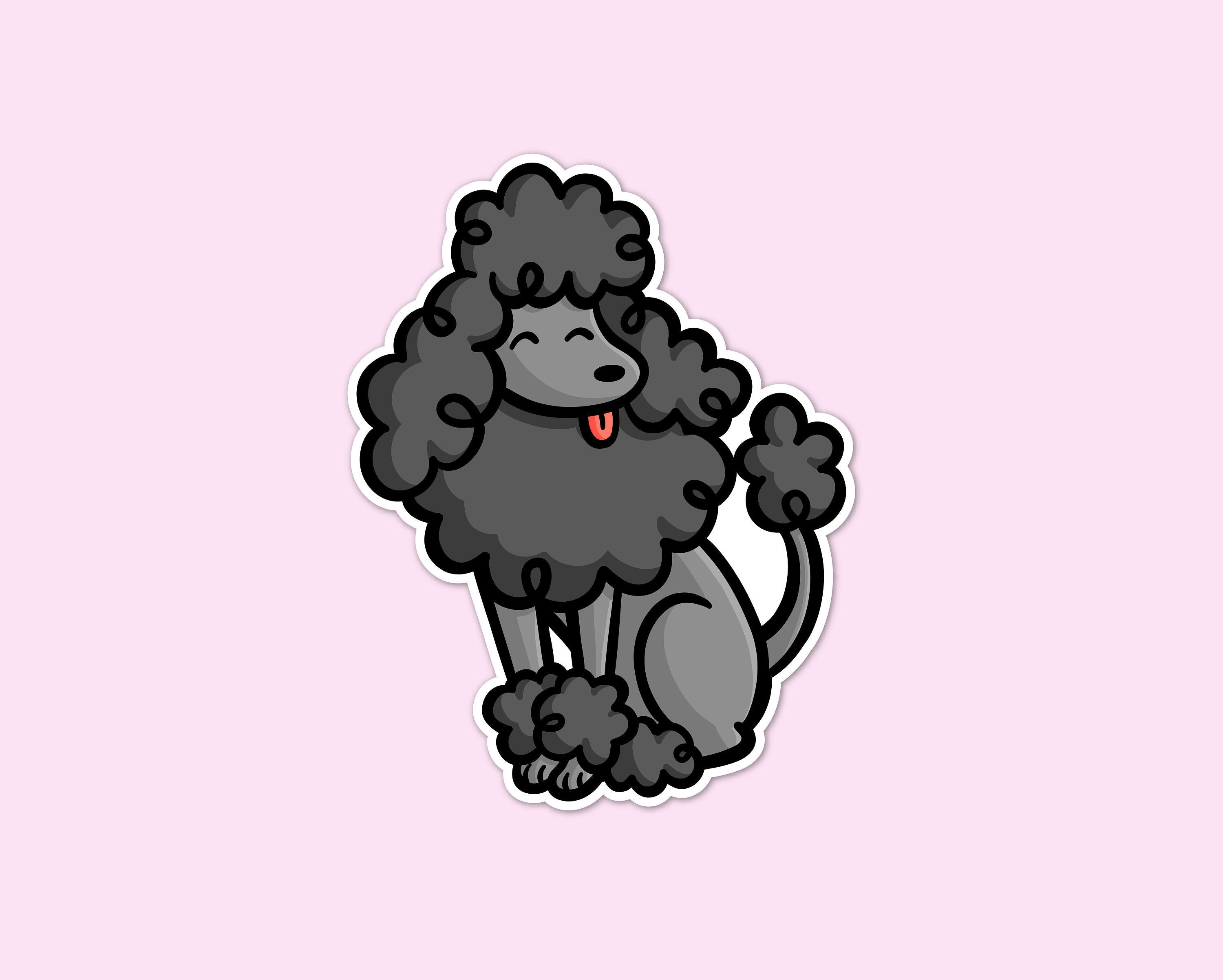 Poodle Sticker