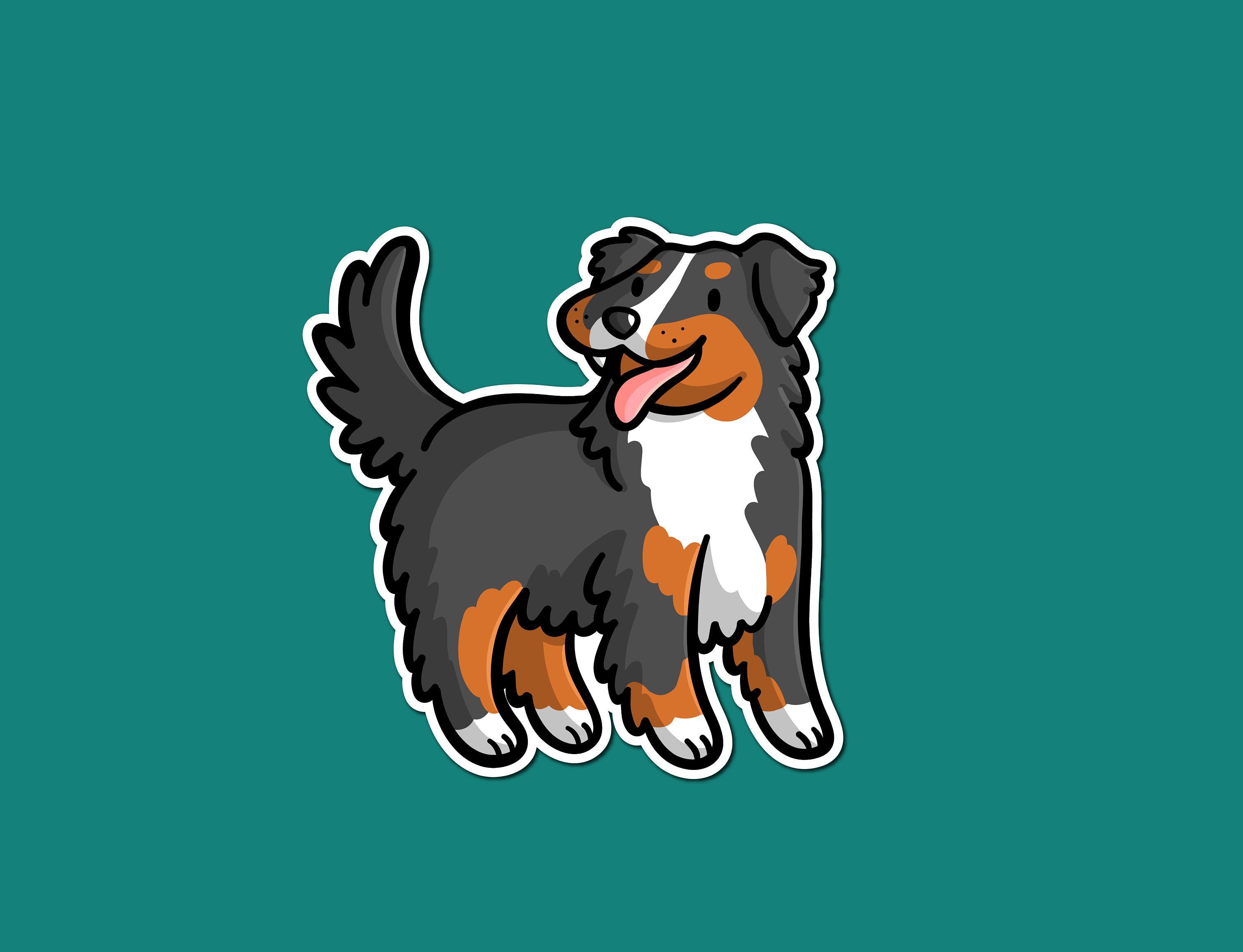 Bernese Mountain Dog Sticker