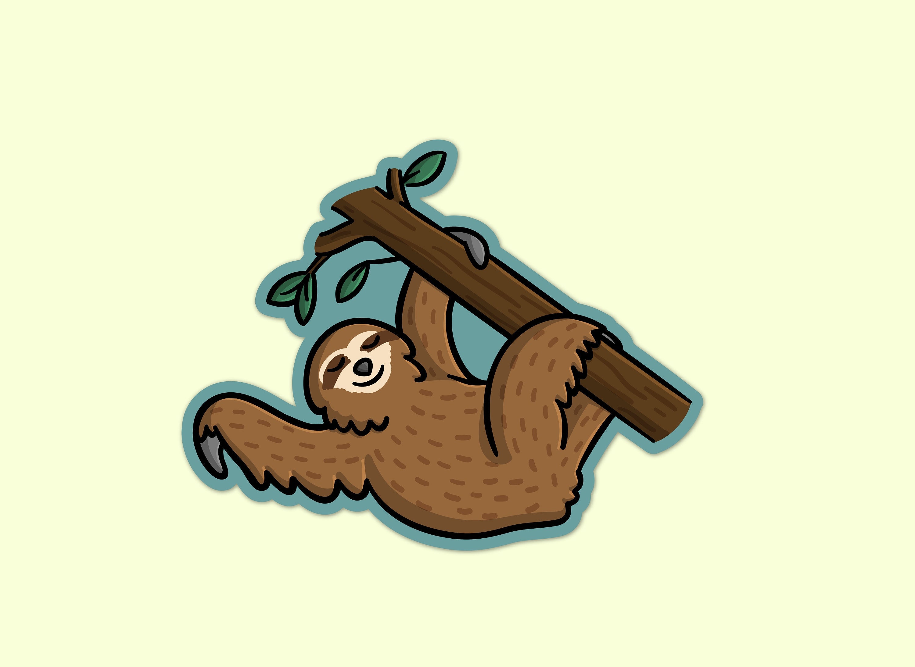 Sloth Sticker