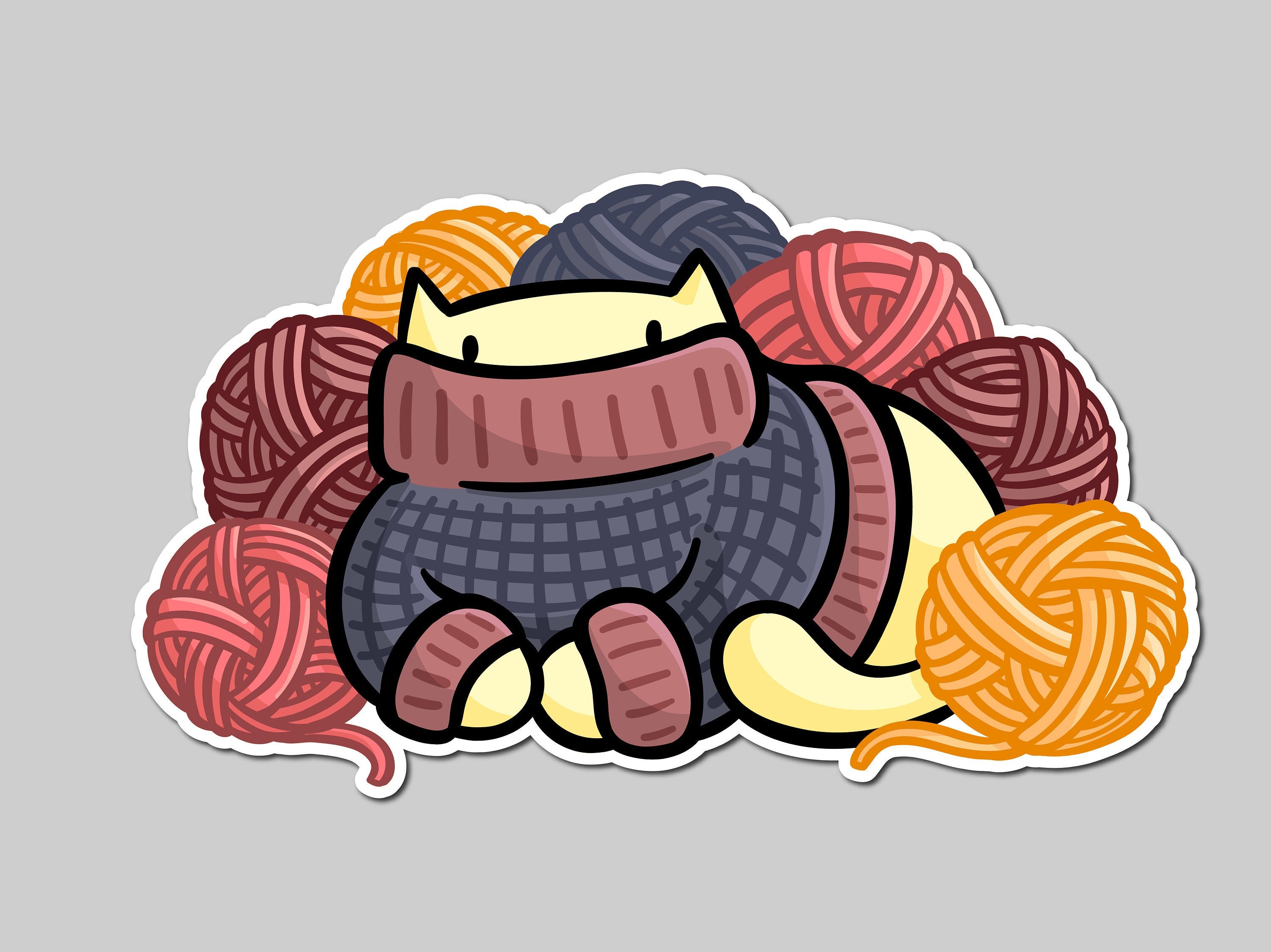 Sweater Cat Sticker