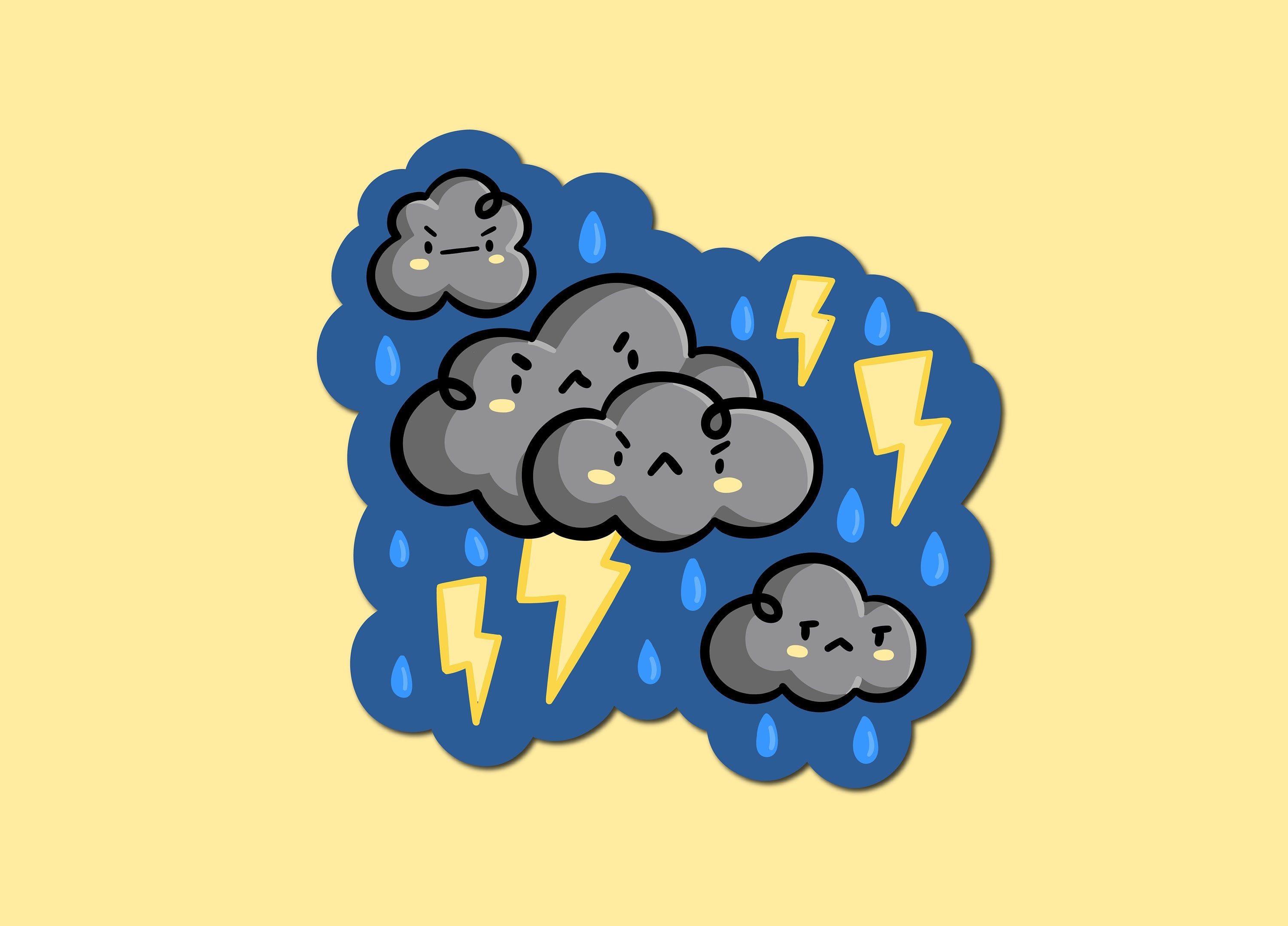 Thunderstorm Sticker