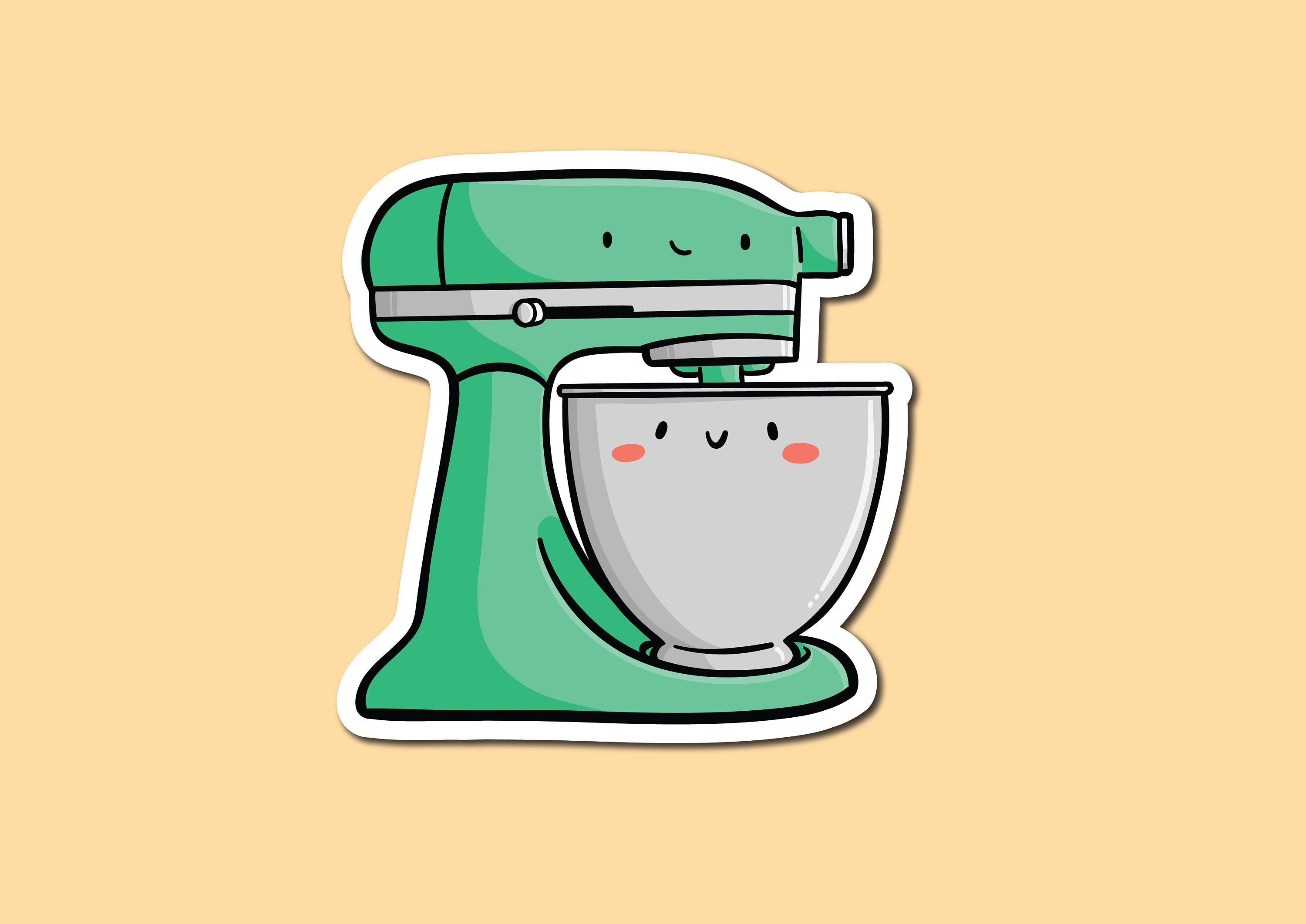 Stand Mixer Sticker