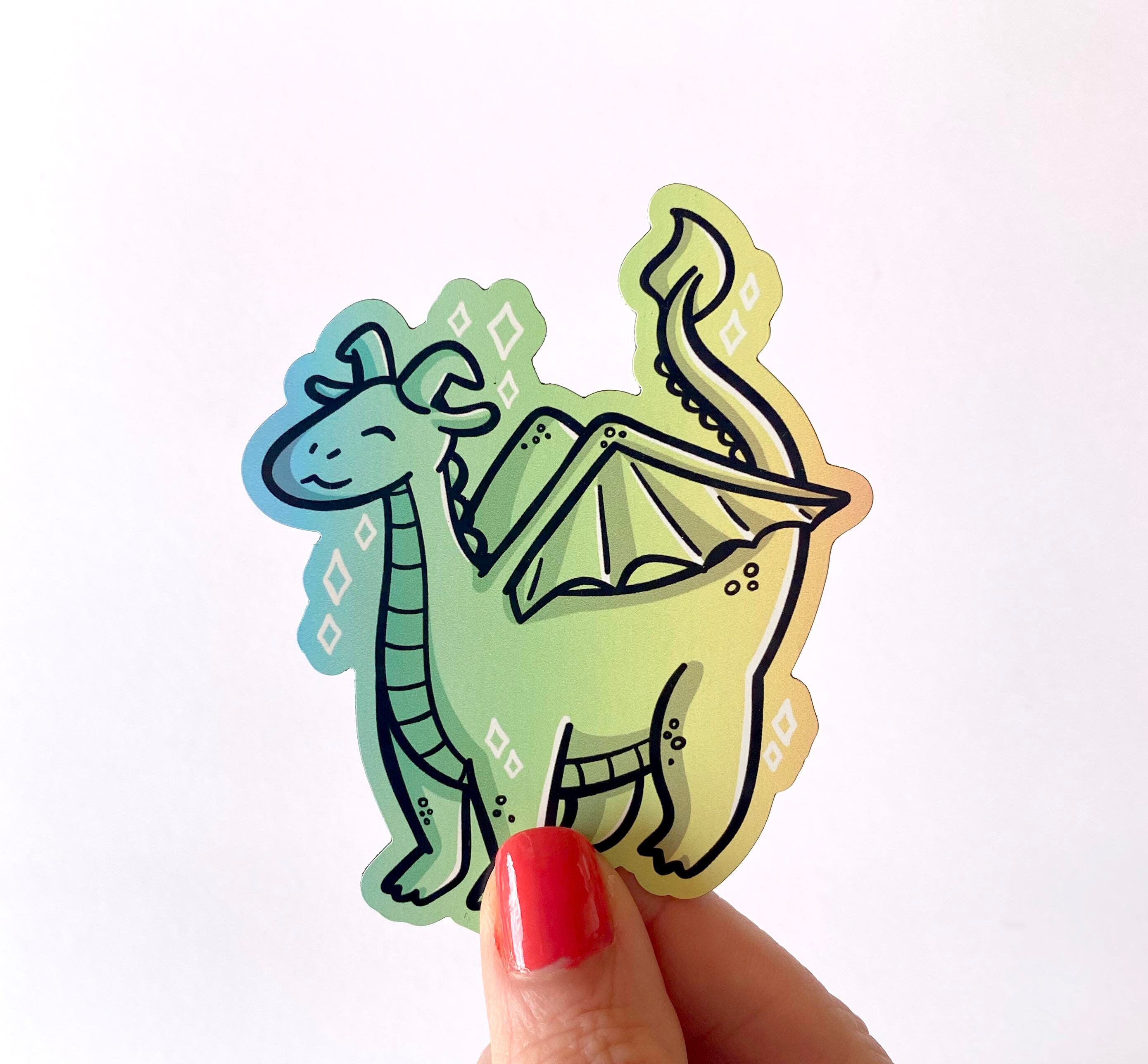 Rainbow Dragon Magnet