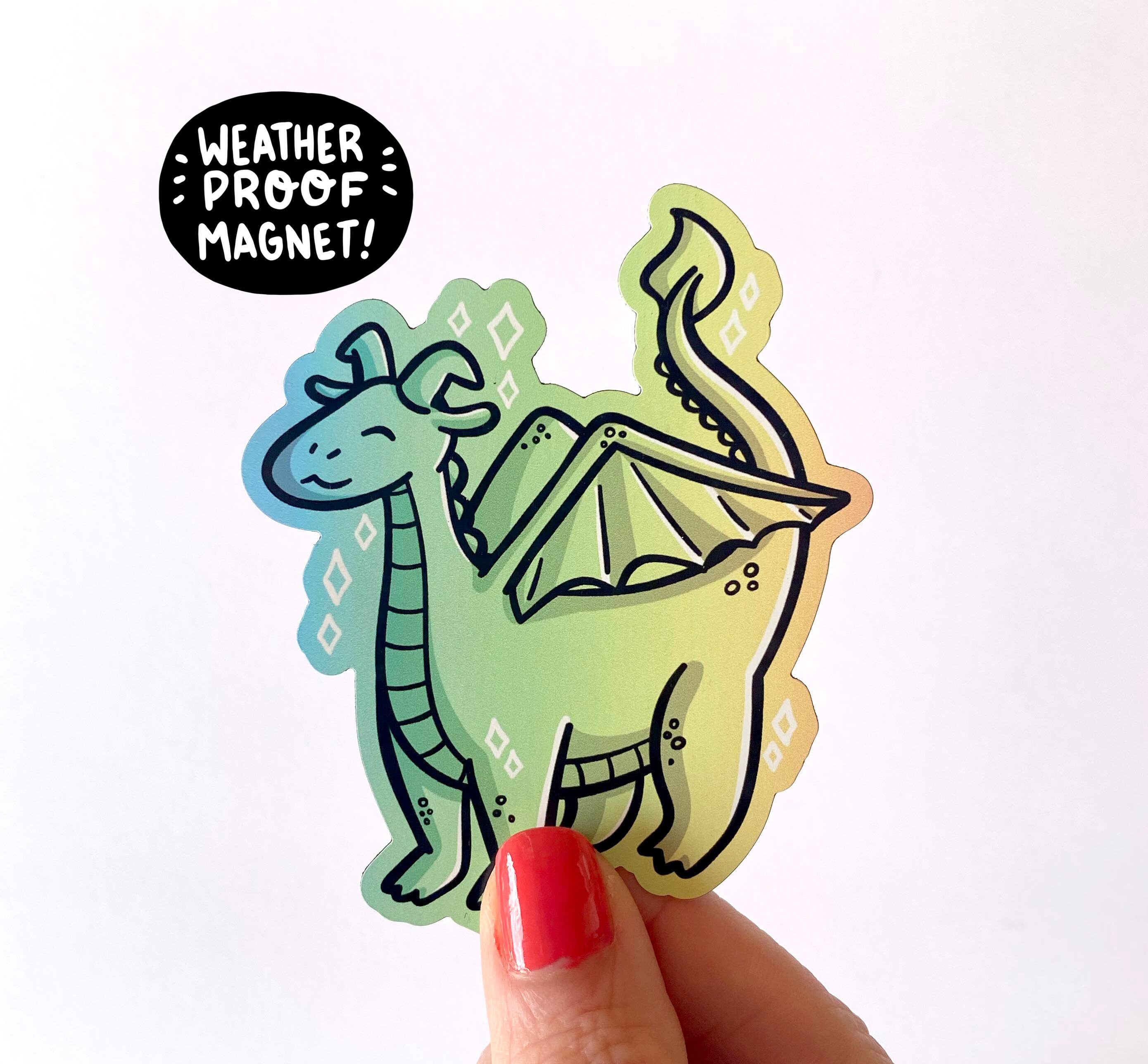 Rainbow Dragon Magnet